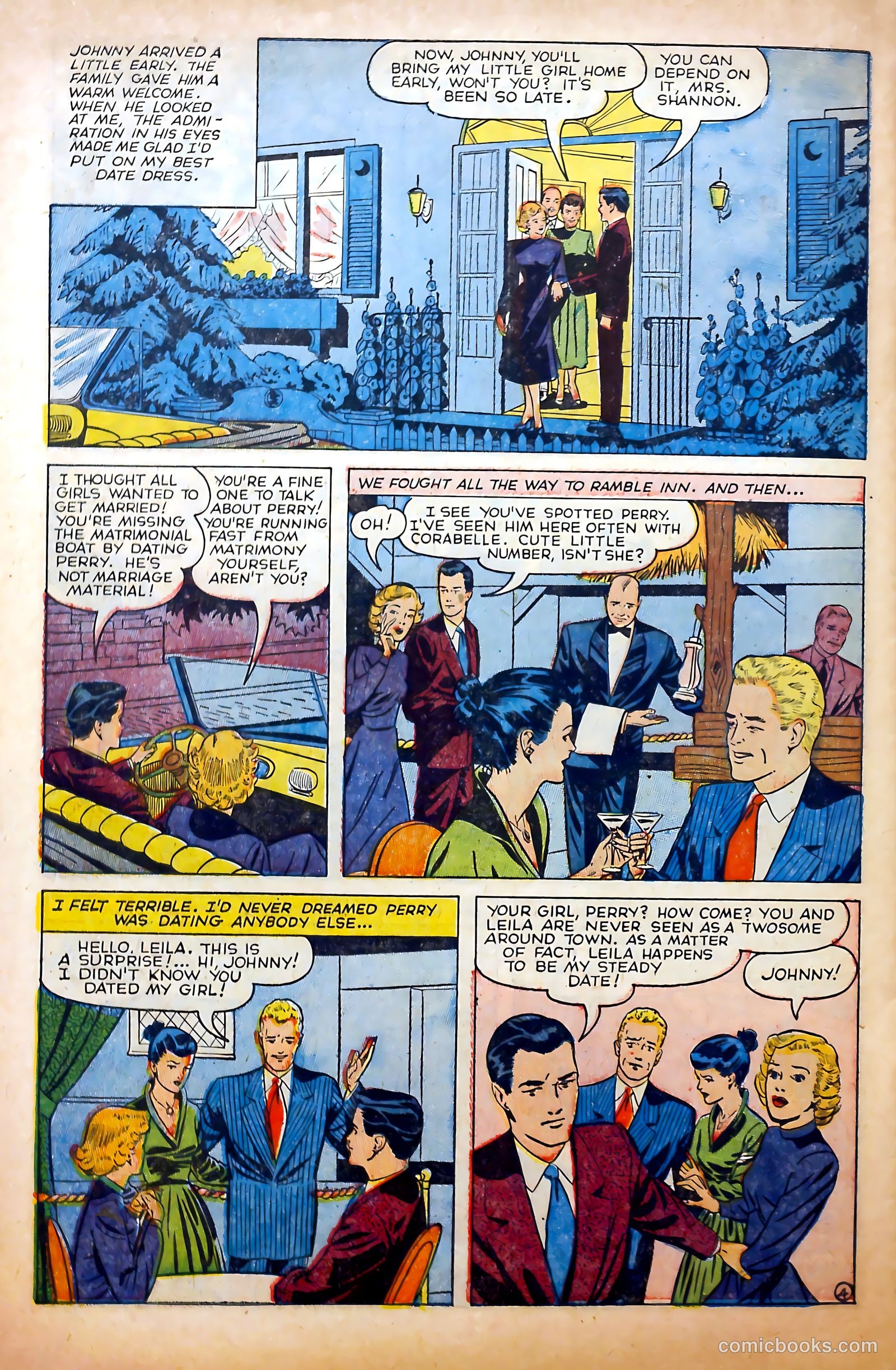 Glamorous Romances #74 (1954) — page 30 of 36