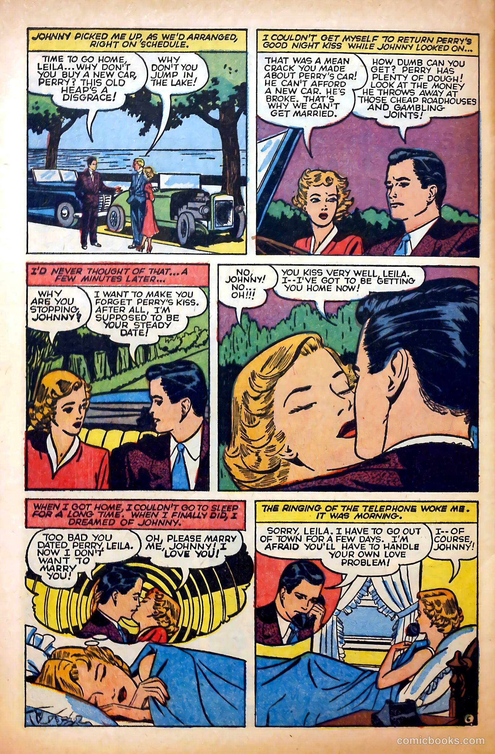 Glamorous Romances #74 (1954) — page 32 of 36