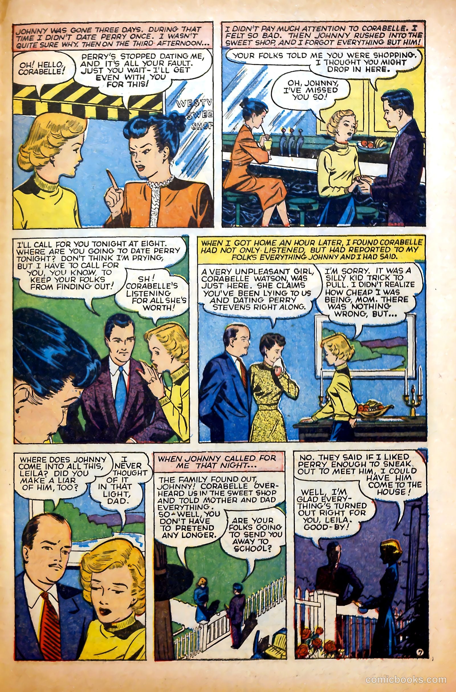 Glamorous Romances #74 (1954) — page 33 of 36