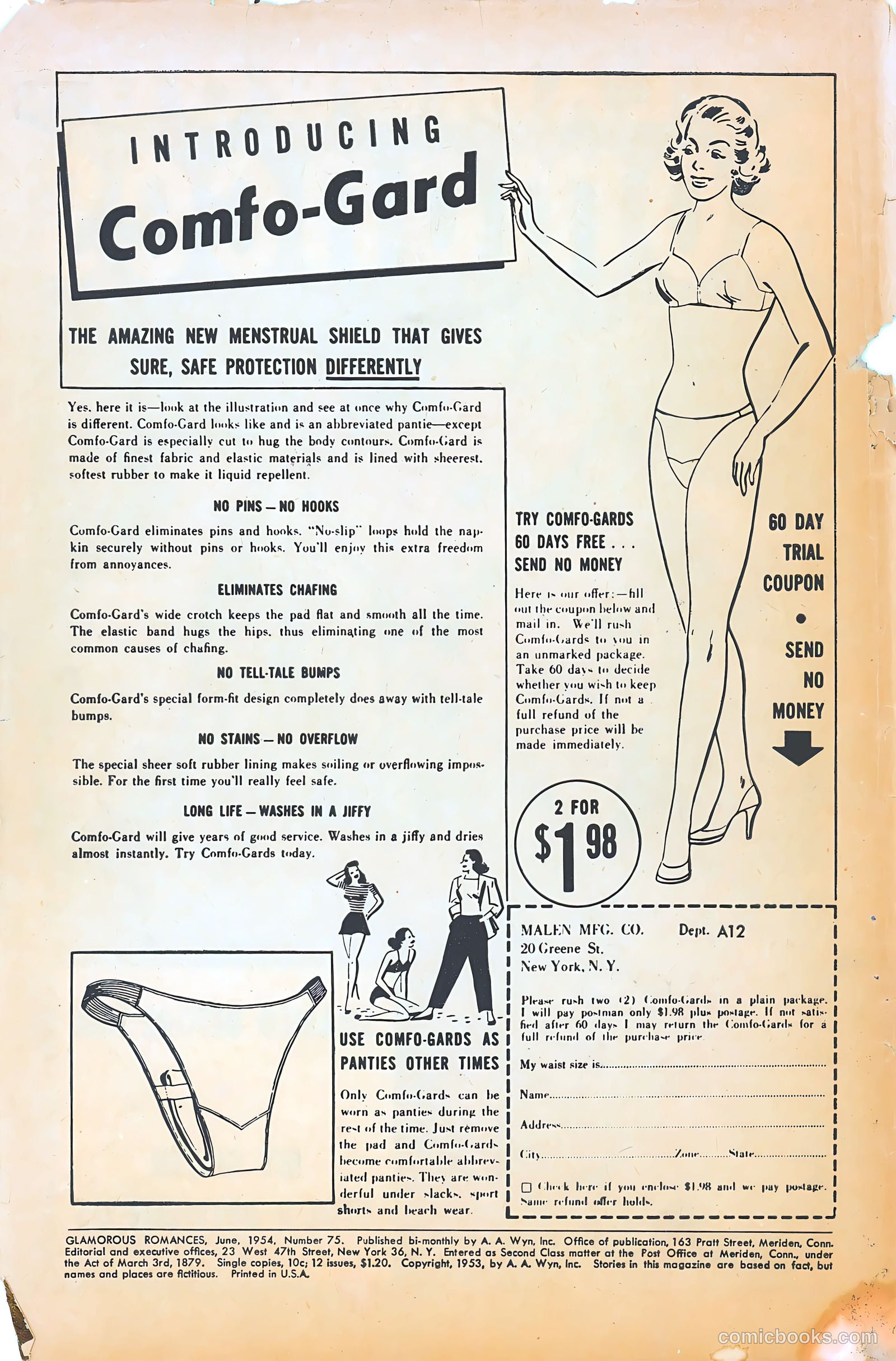 Glamorous Romances #75 (1954) — page 2 of 36