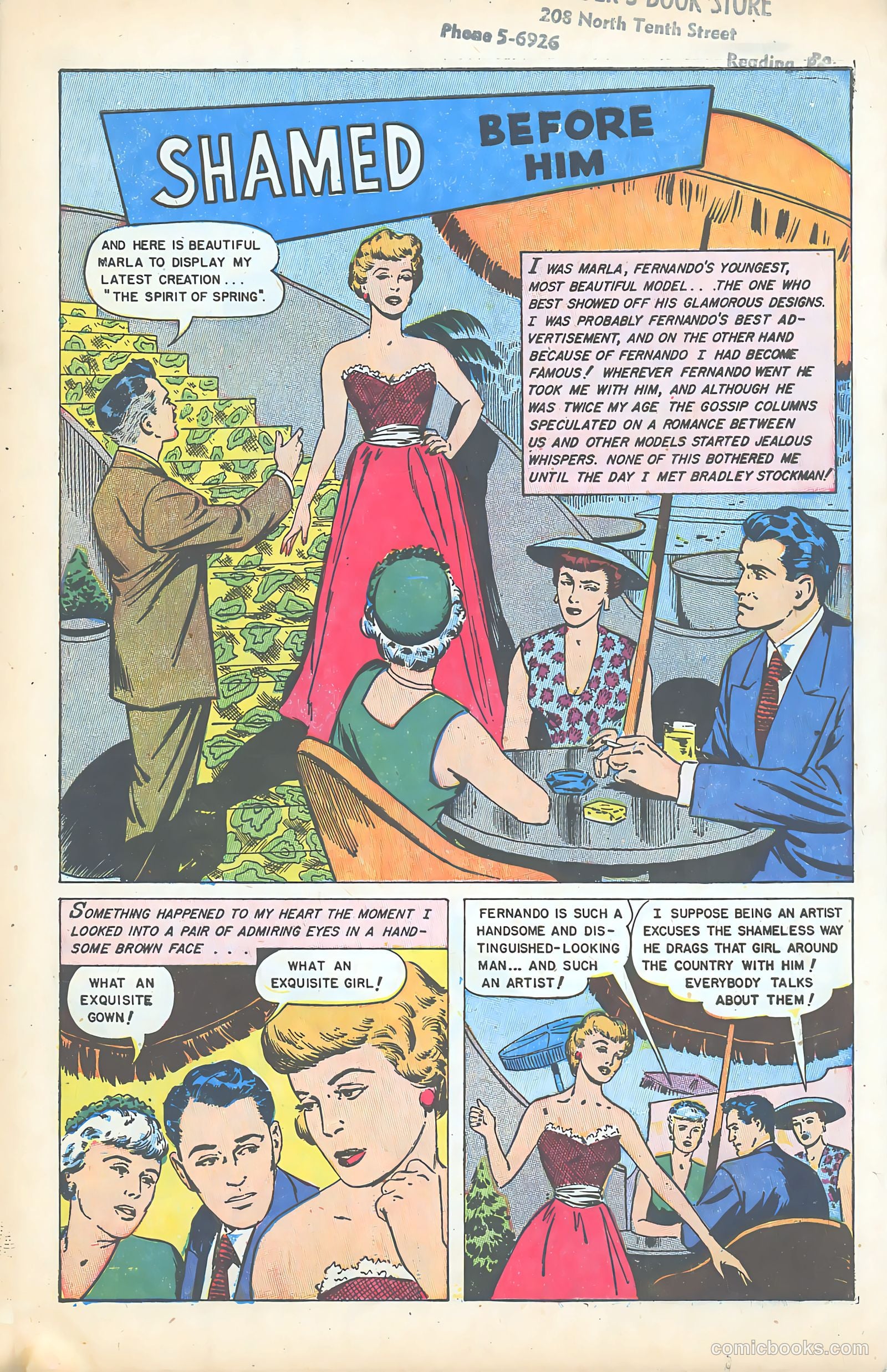 Glamorous Romances #75 (1954) — page 3 of 36