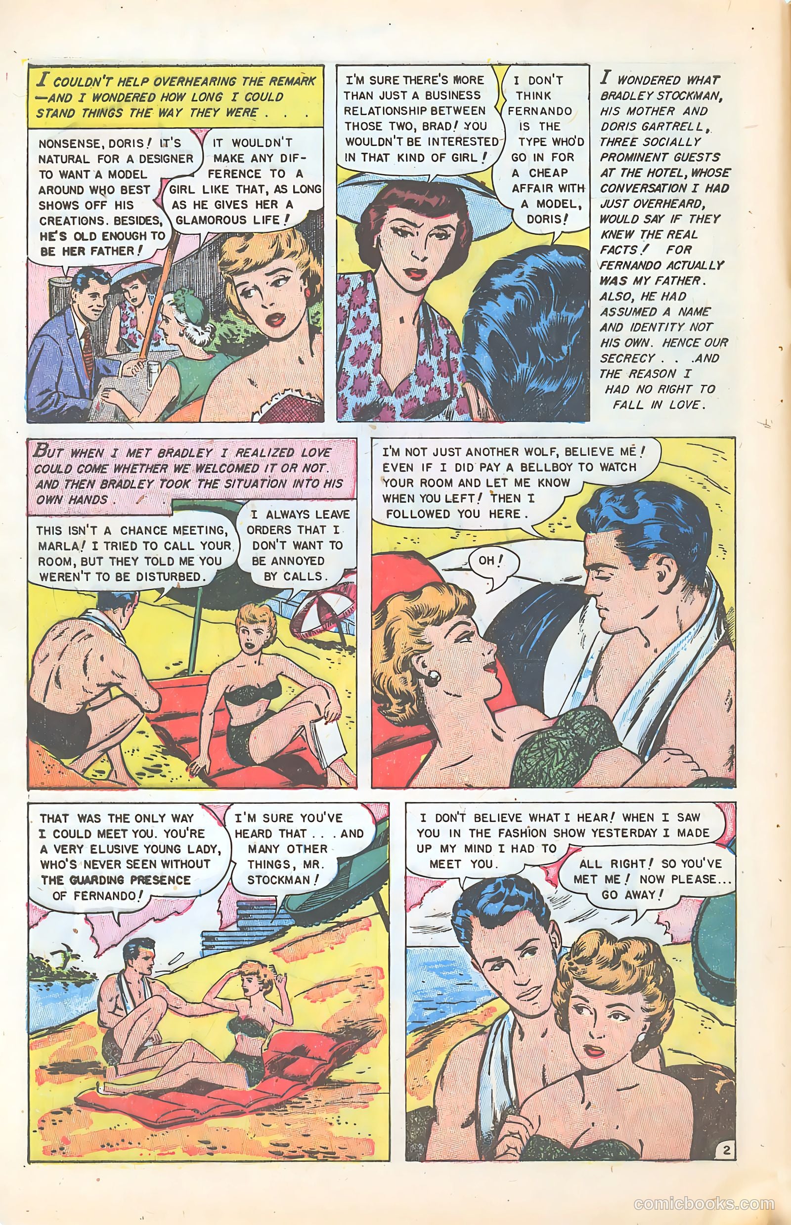 Glamorous Romances #75 (1954) — page 4 of 36