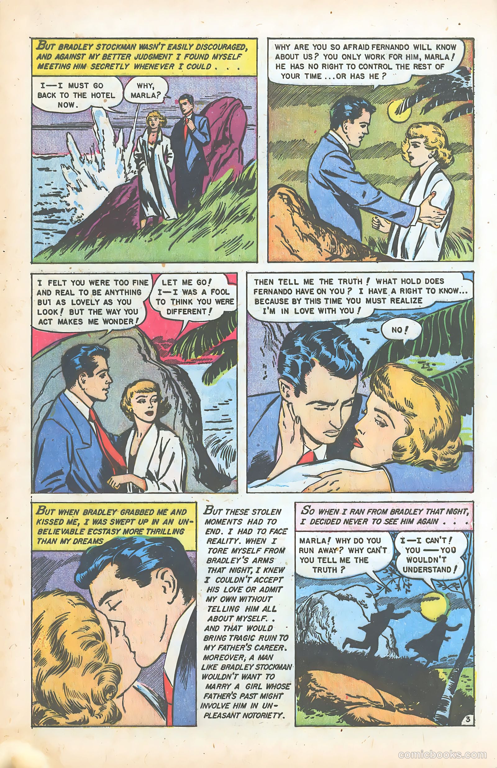 Glamorous Romances #75 (1954) — page 5 of 36