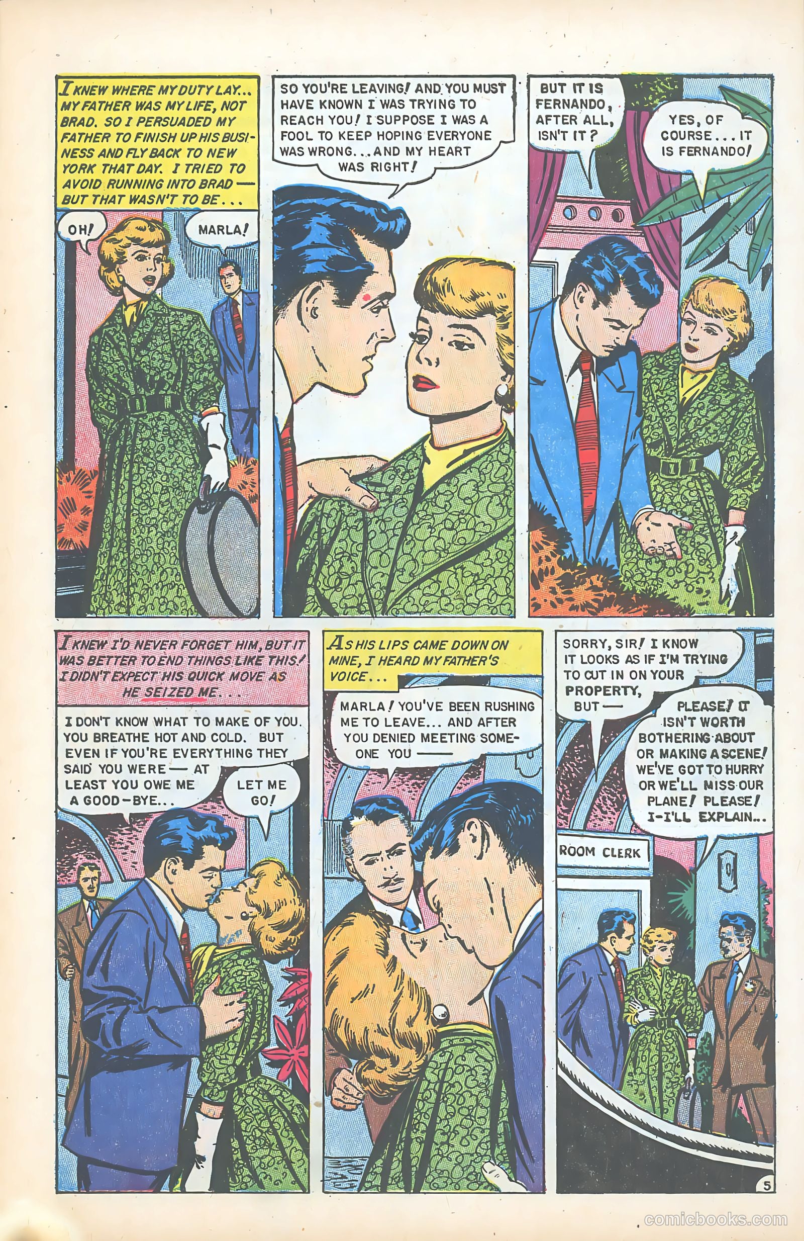 Glamorous Romances #75 (1954) — page 7 of 36