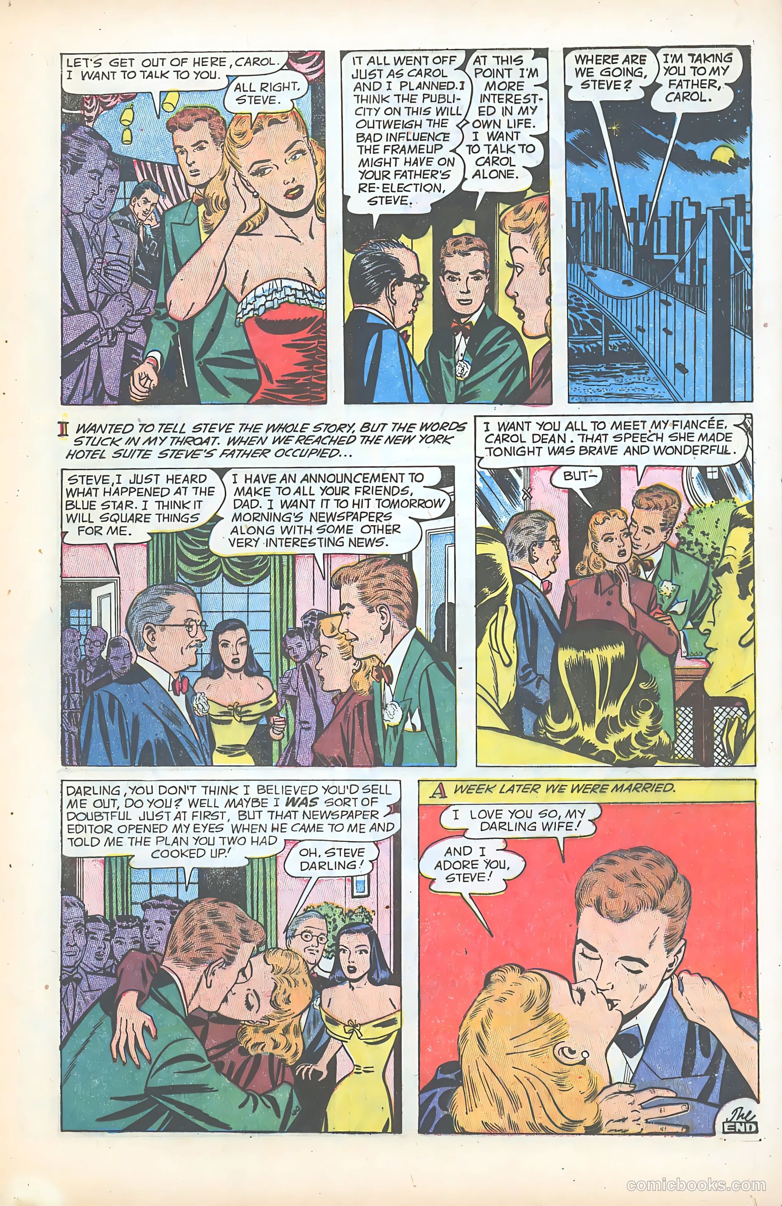 Glamorous Romances #75 (1954) — page 17 of 36