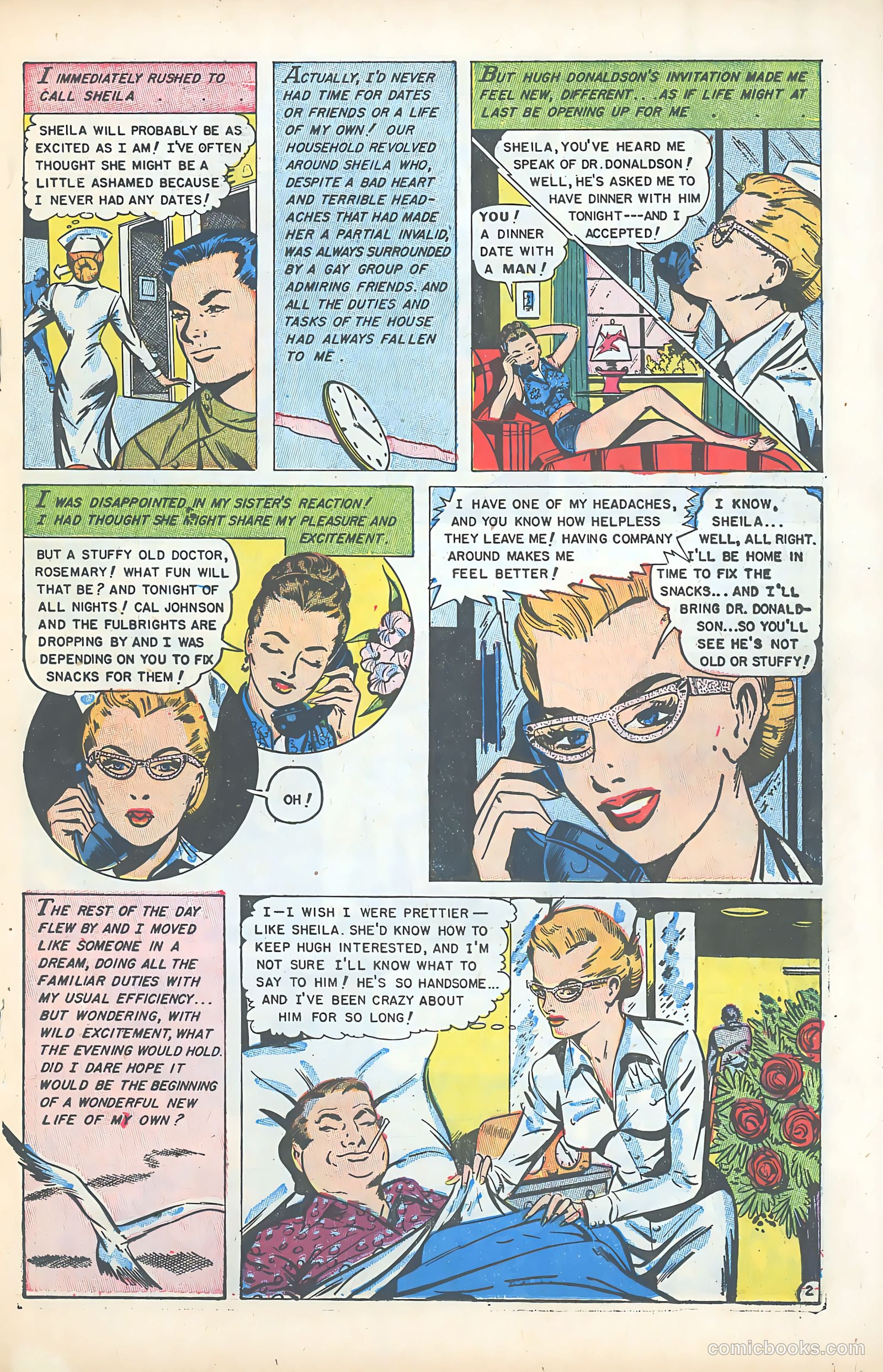 Glamorous Romances #75 (1954) — page 19 of 36