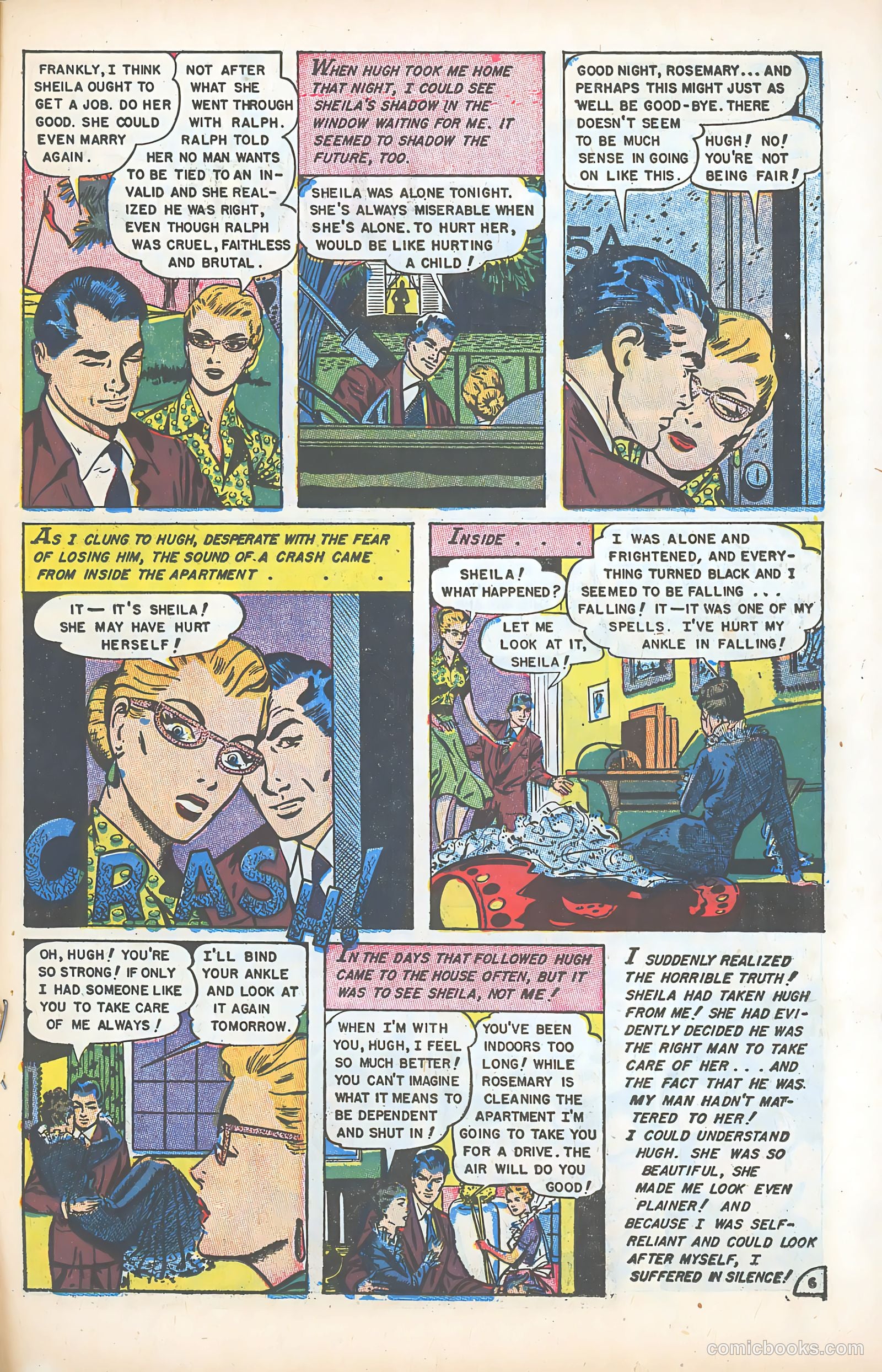 Glamorous Romances #75 (1954) — page 23 of 36