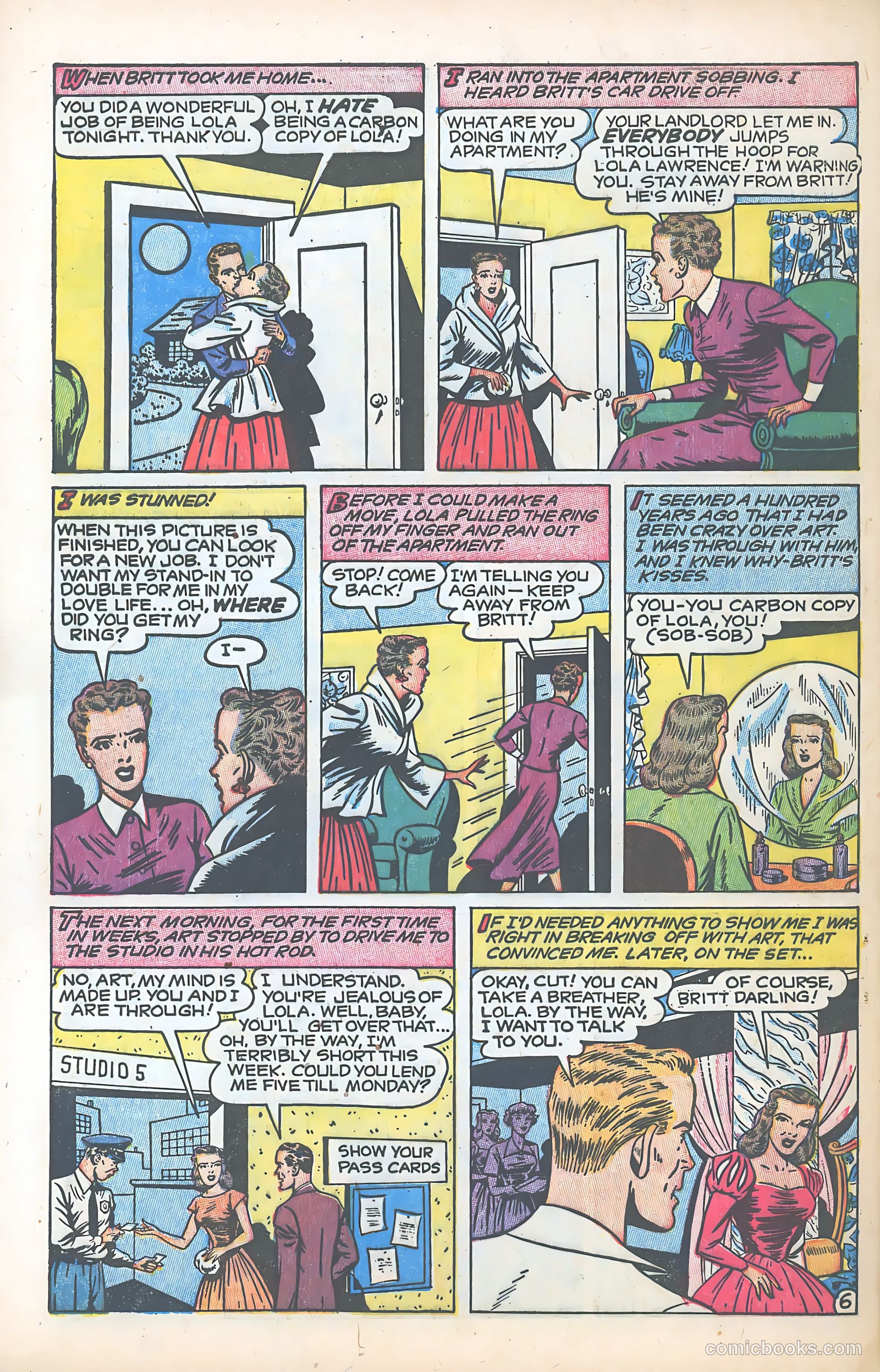 Glamorous Romances #75 (1954) — page 32 of 36