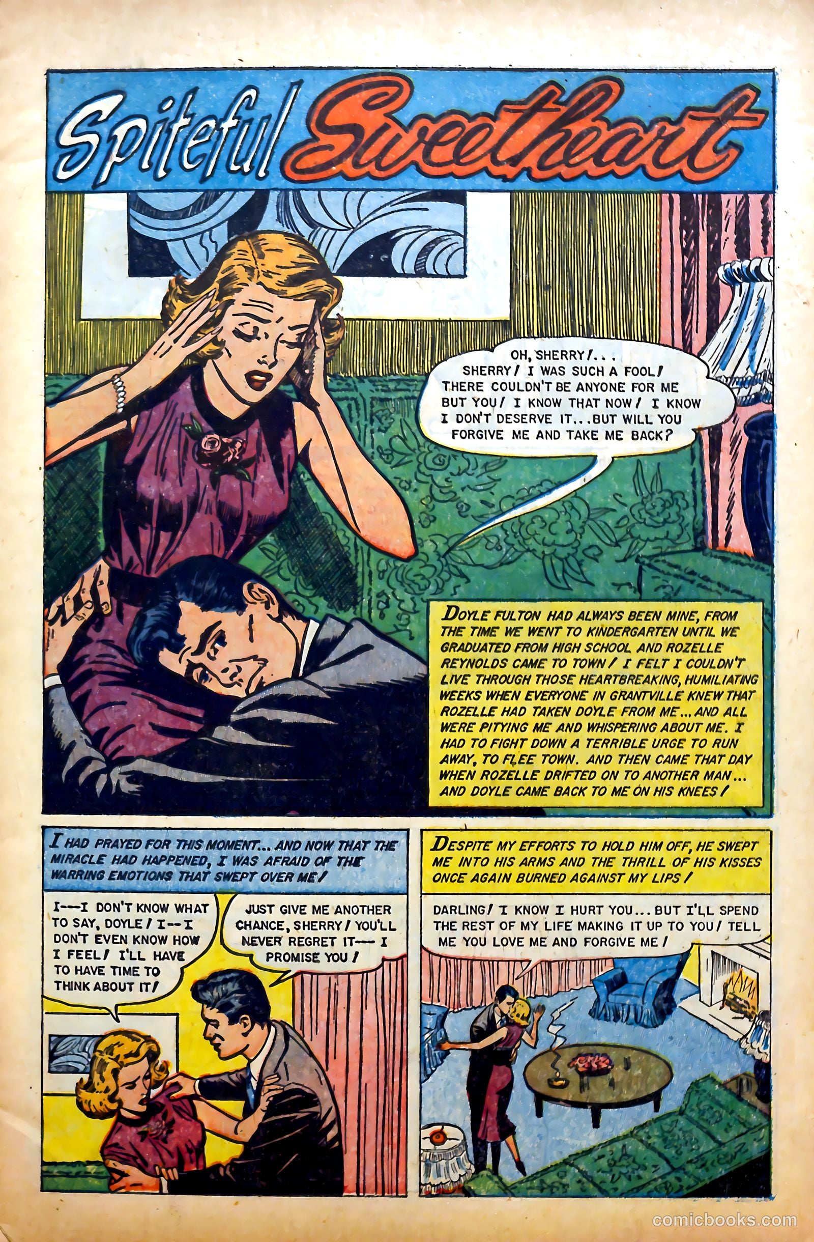 Glamorous Romances #76 (1954) — page 3 of 36