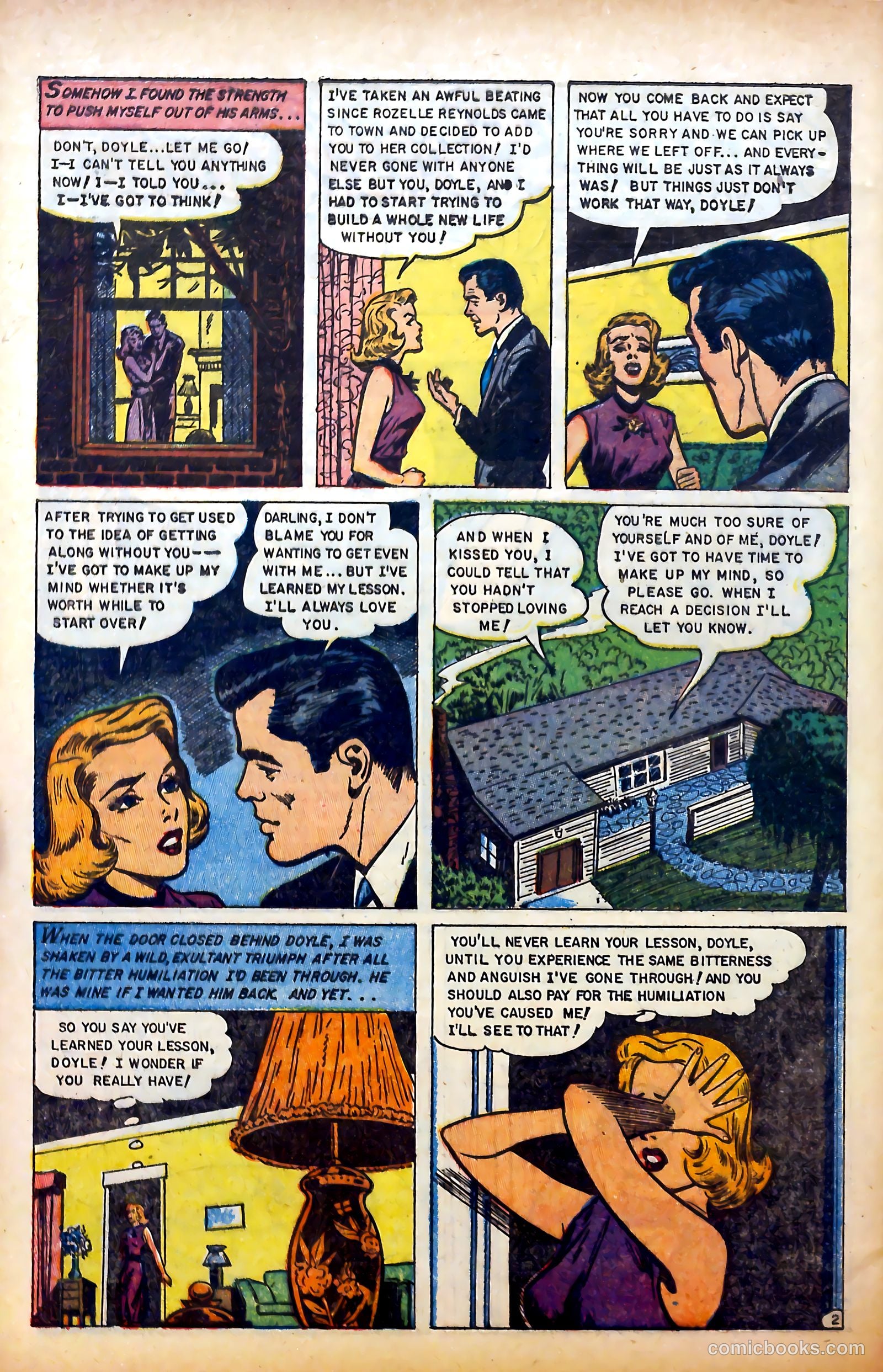 Glamorous Romances #76 (1954) — page 4 of 36