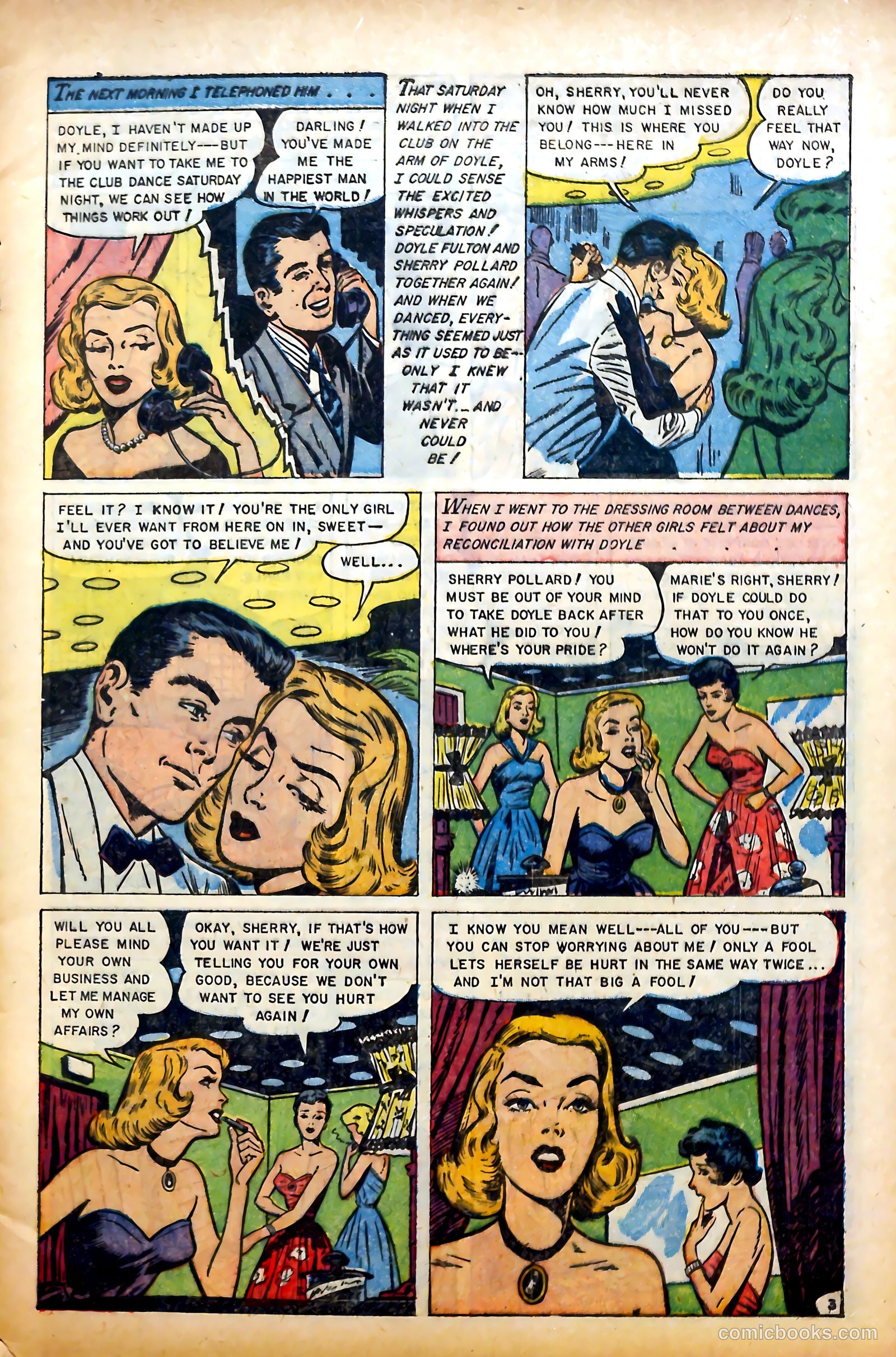 Glamorous Romances #76 (1954) — page 5 of 36