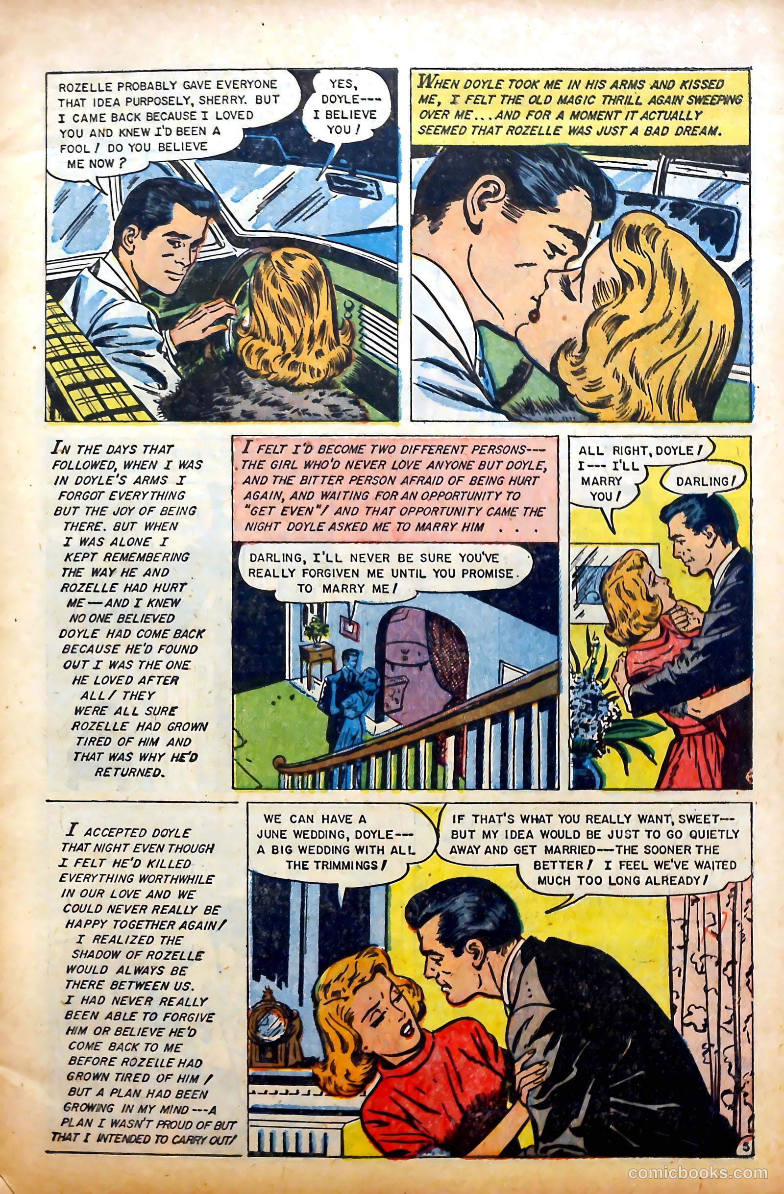 Glamorous Romances #76 (1954) — page 7 of 36