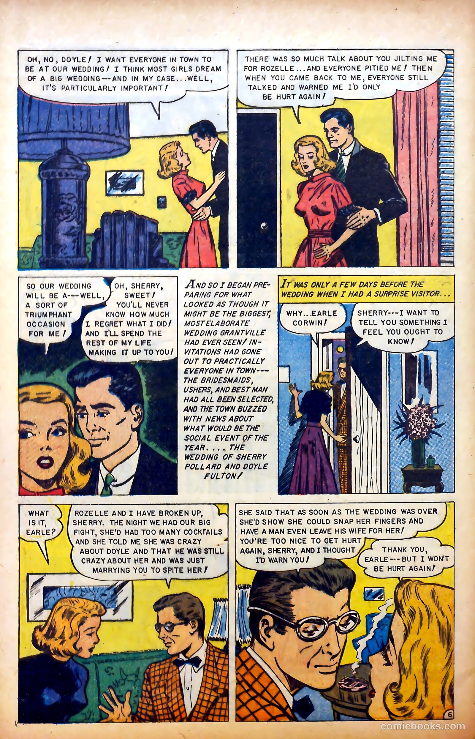 Glamorous Romances #76 (1954) — page 8 of 36