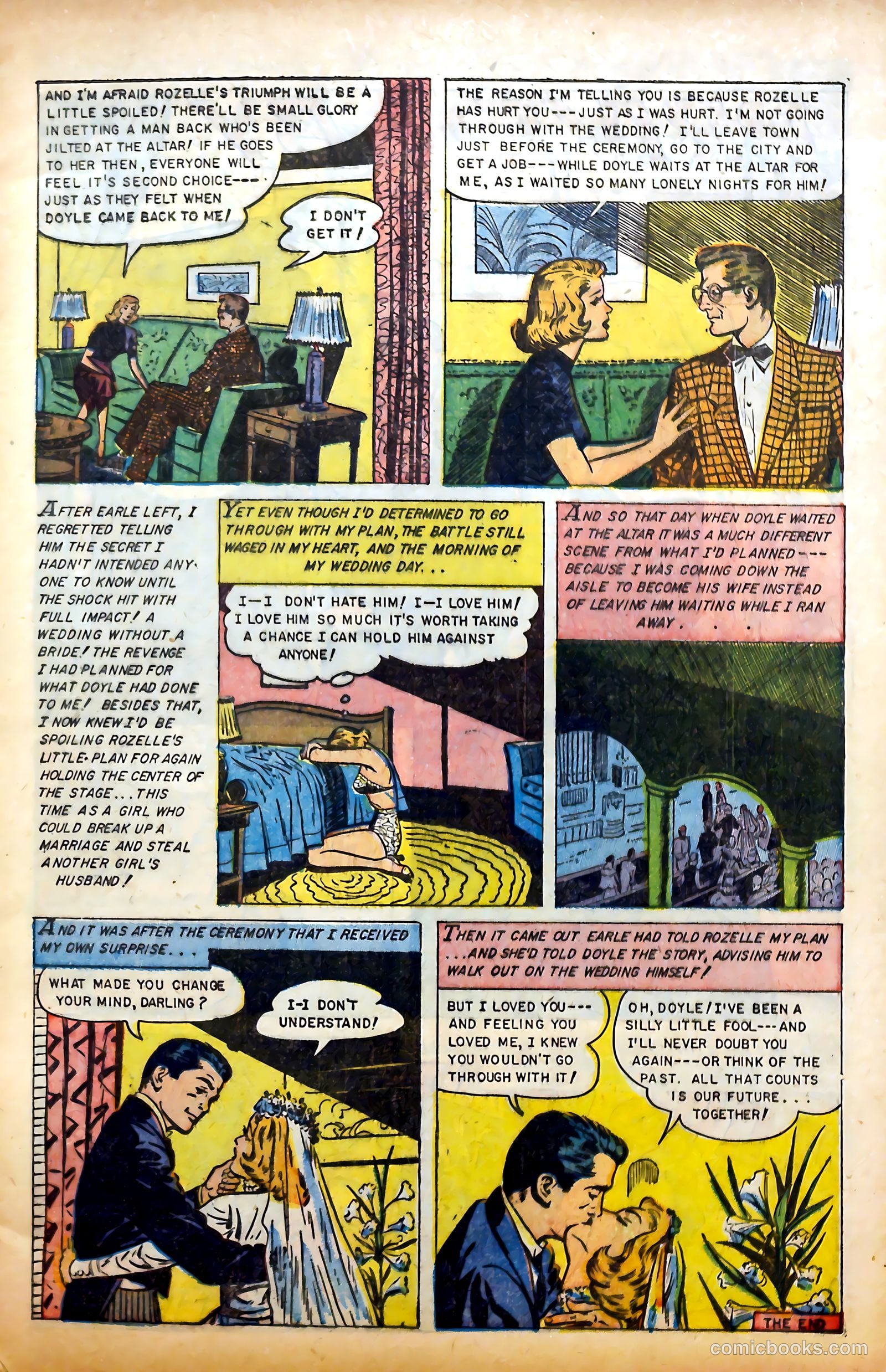 Glamorous Romances #76 (1954) — page 9 of 36