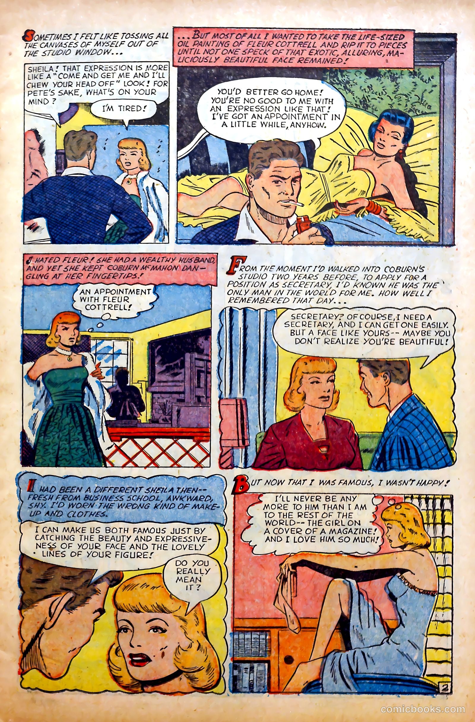 Glamorous Romances #76 (1954) — page 11 of 36