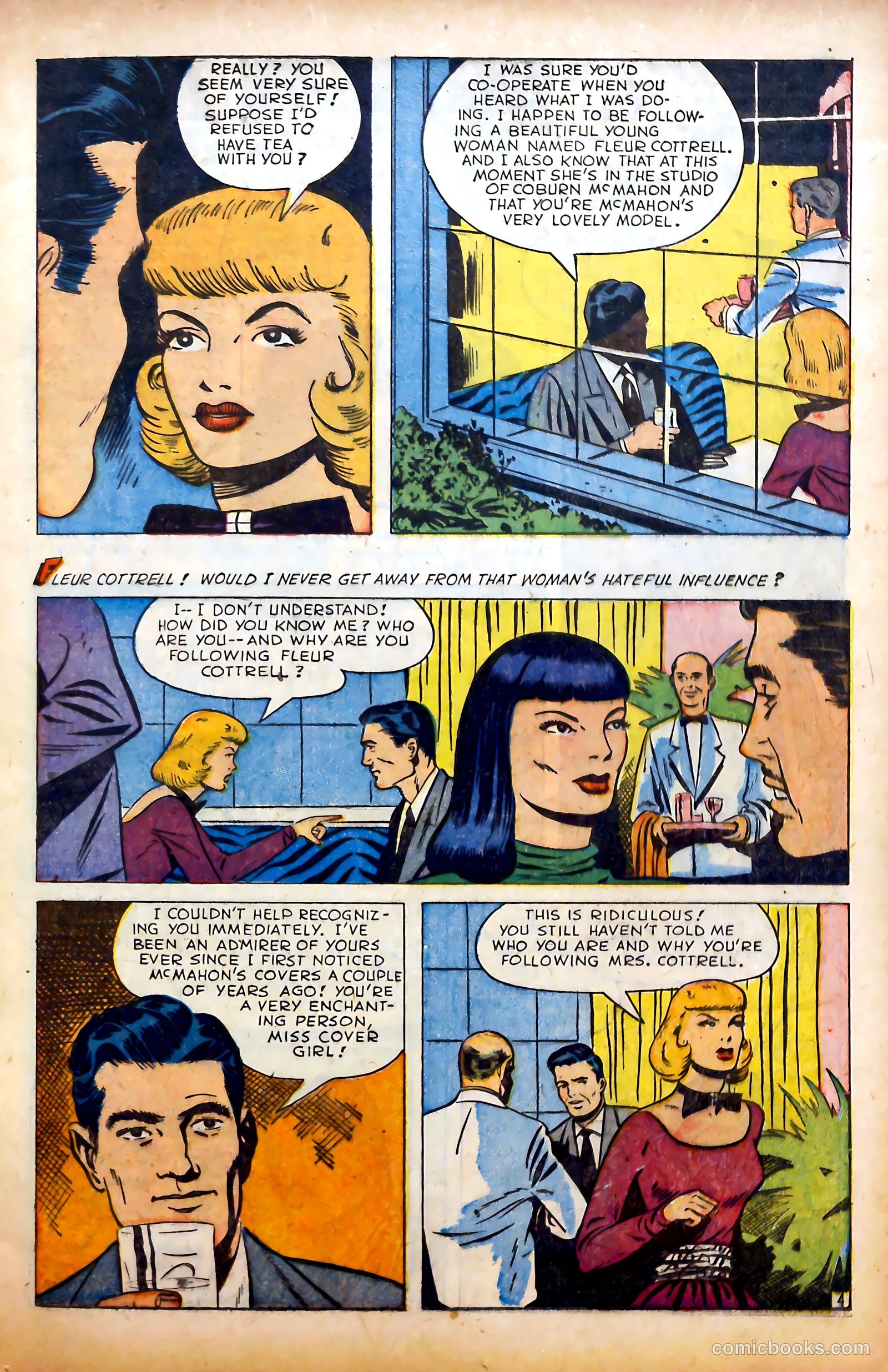 Glamorous Romances #76 (1954) — page 13 of 36