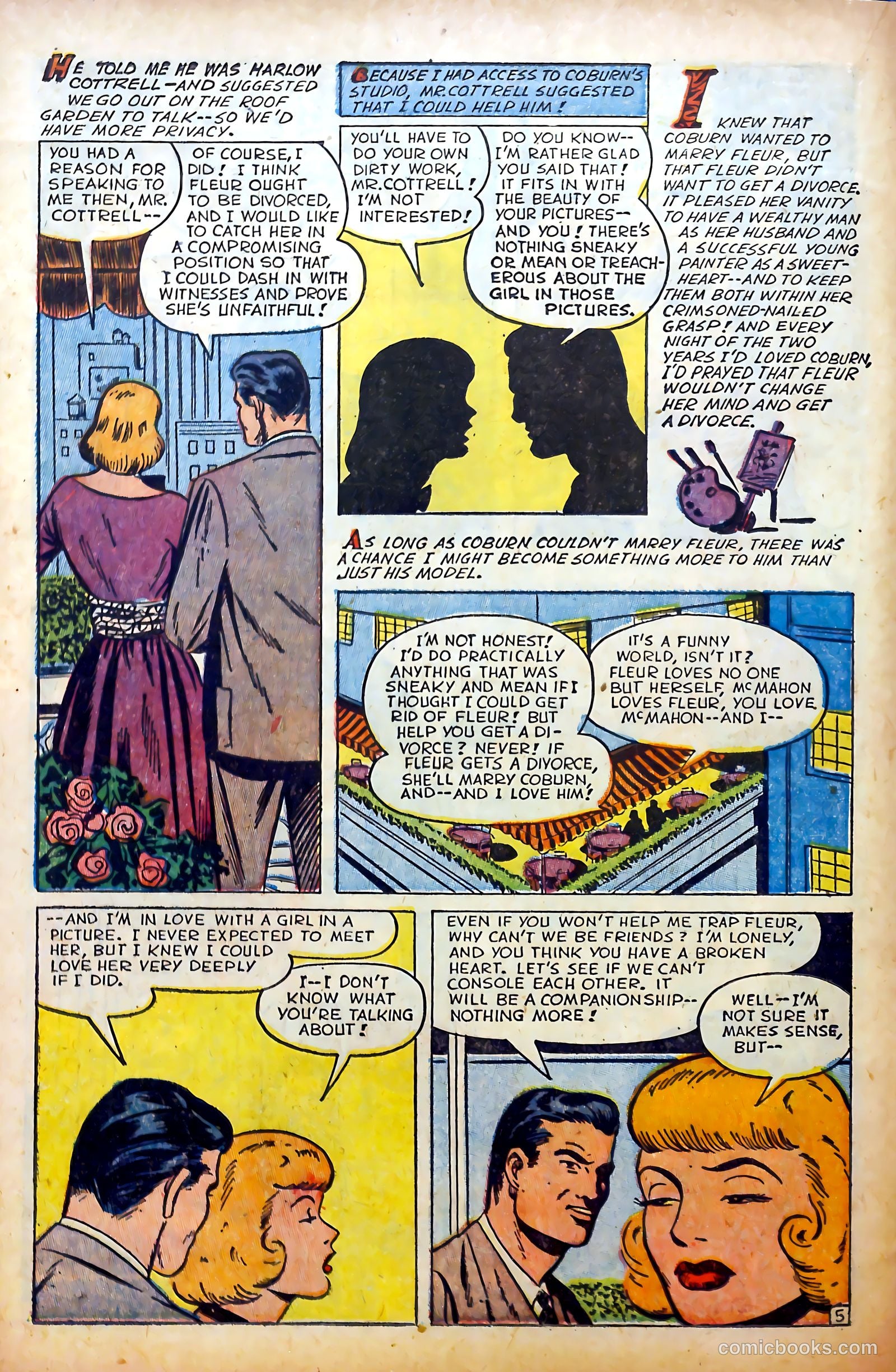 Glamorous Romances #76 (1954) — page 14 of 36