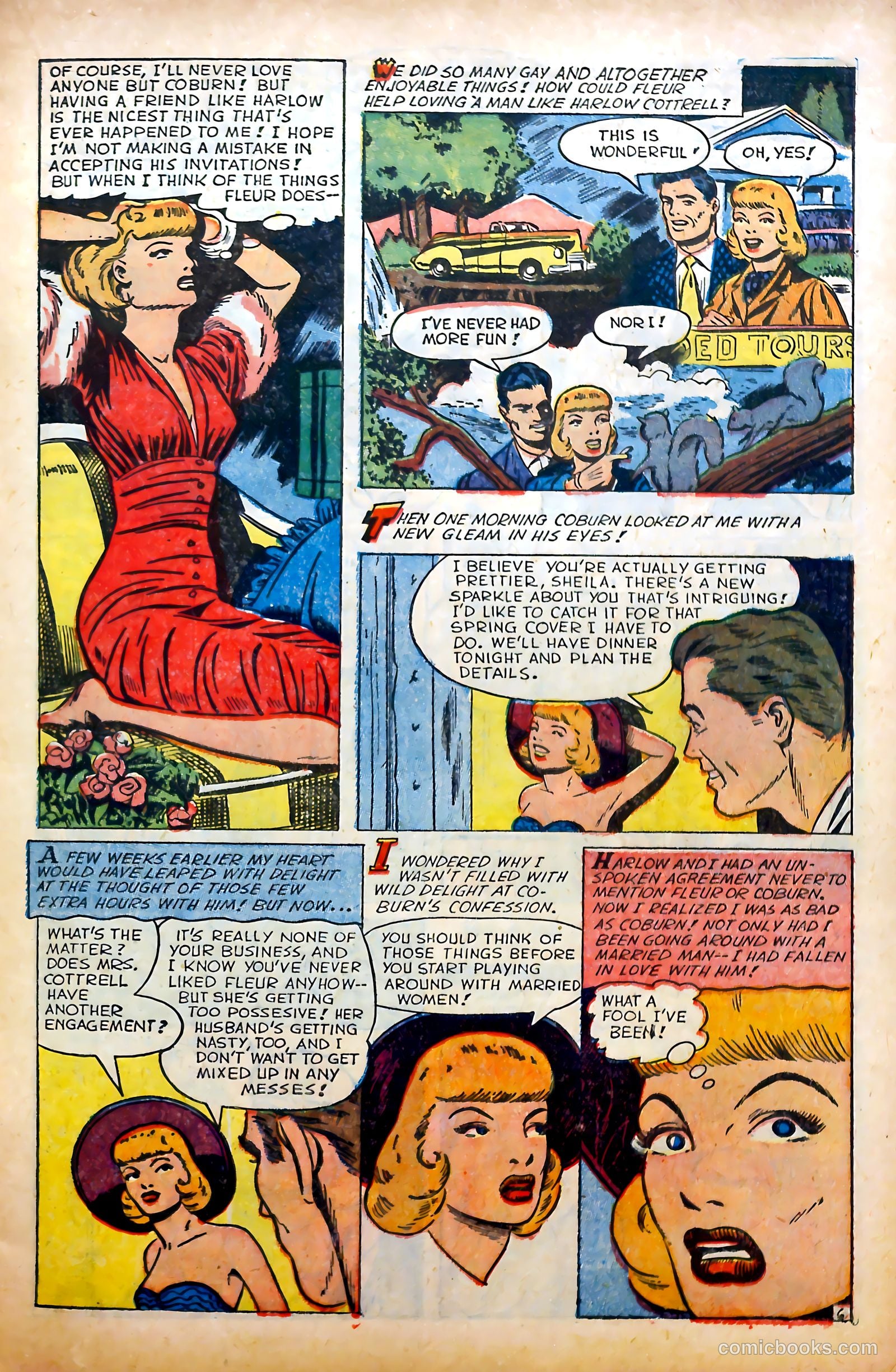 Glamorous Romances #76 (1954) — page 15 of 36