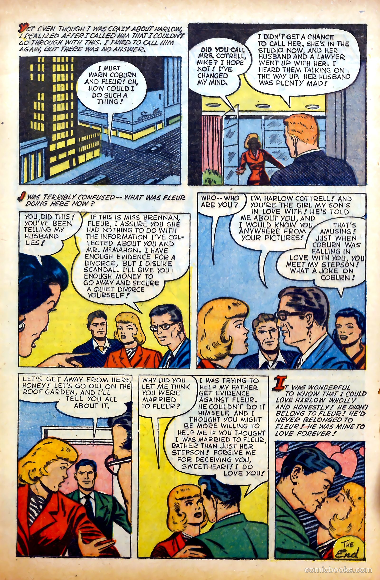 Glamorous Romances #76 (1954) — page 17 of 36
