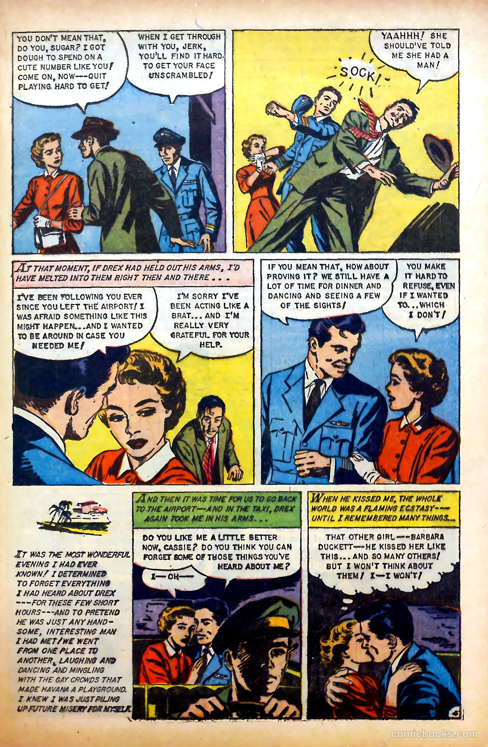 Glamorous Romances #76 (1954) — page 21 of 36