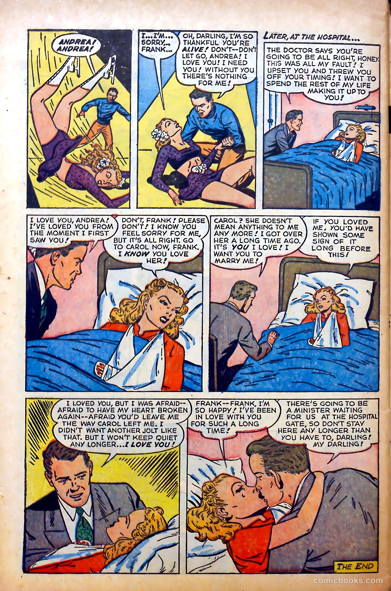 Glamorous Romances #76 (1954) — page 34 of 36