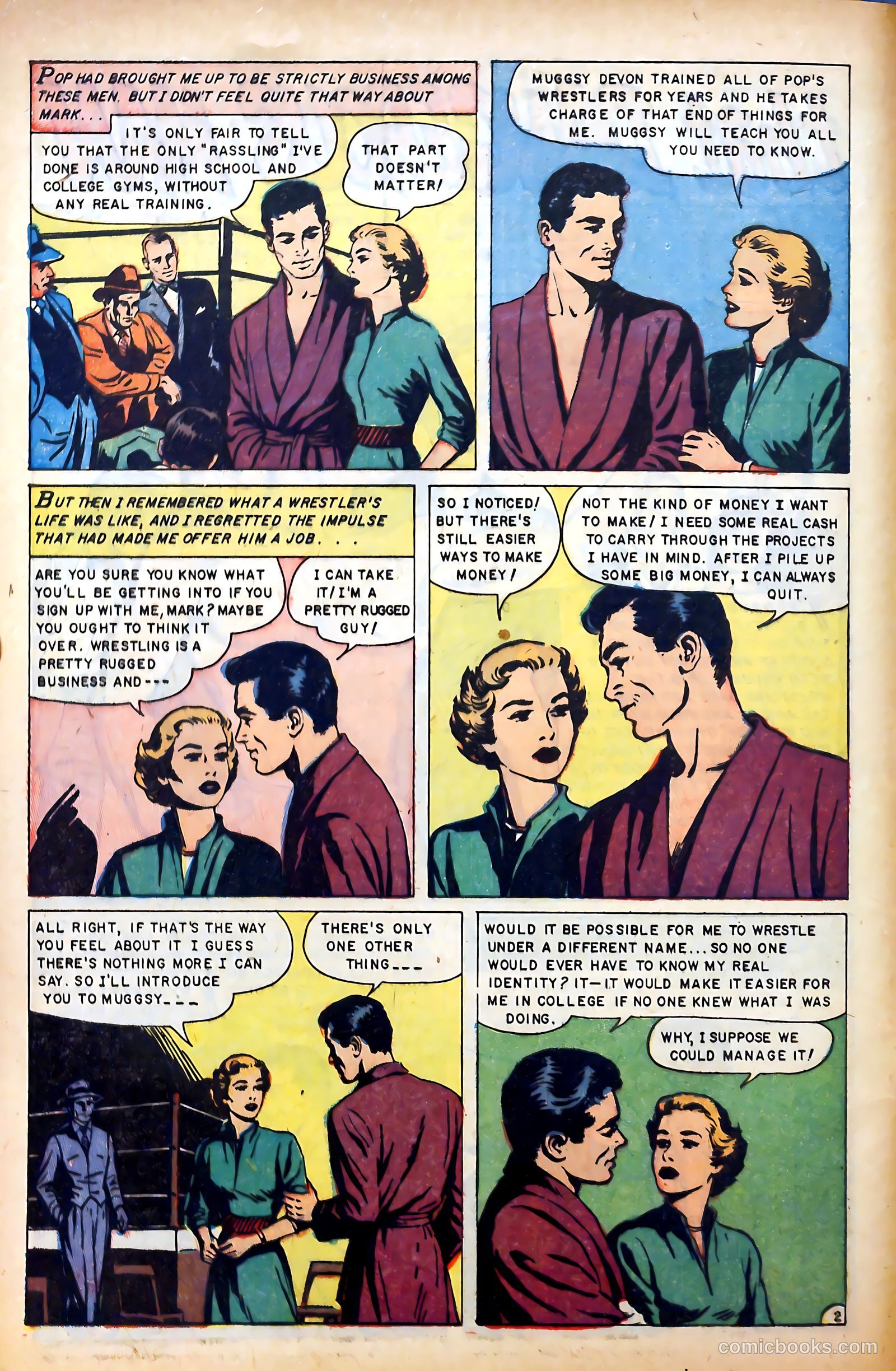 Glamorous Romances #77 (1954) — page 4 of 36