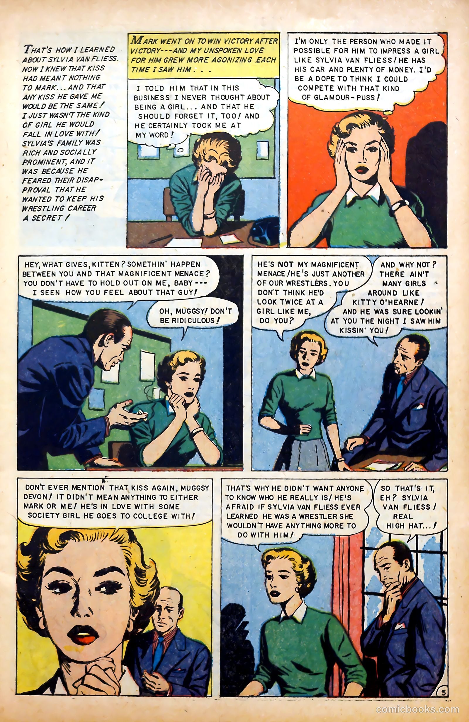 Glamorous Romances #77 (1954) — page 7 of 36