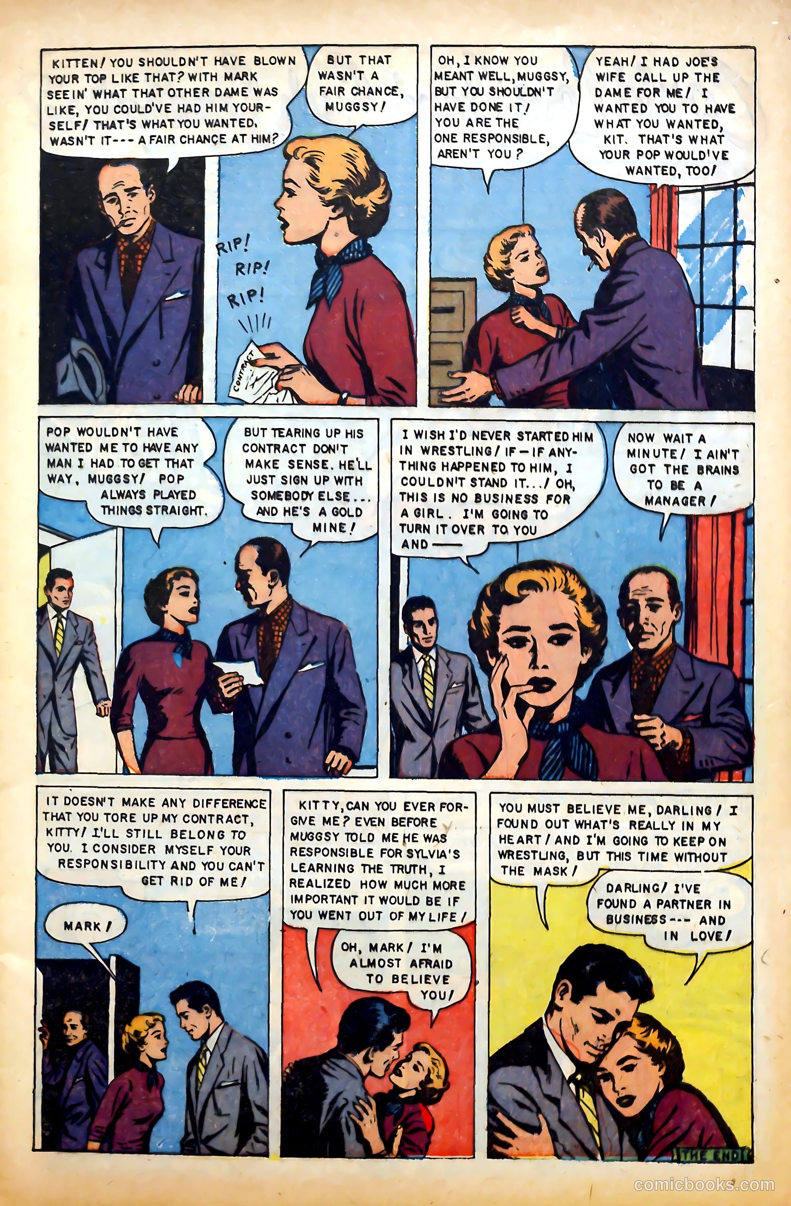 Glamorous Romances #77 (1954) — page 9 of 36