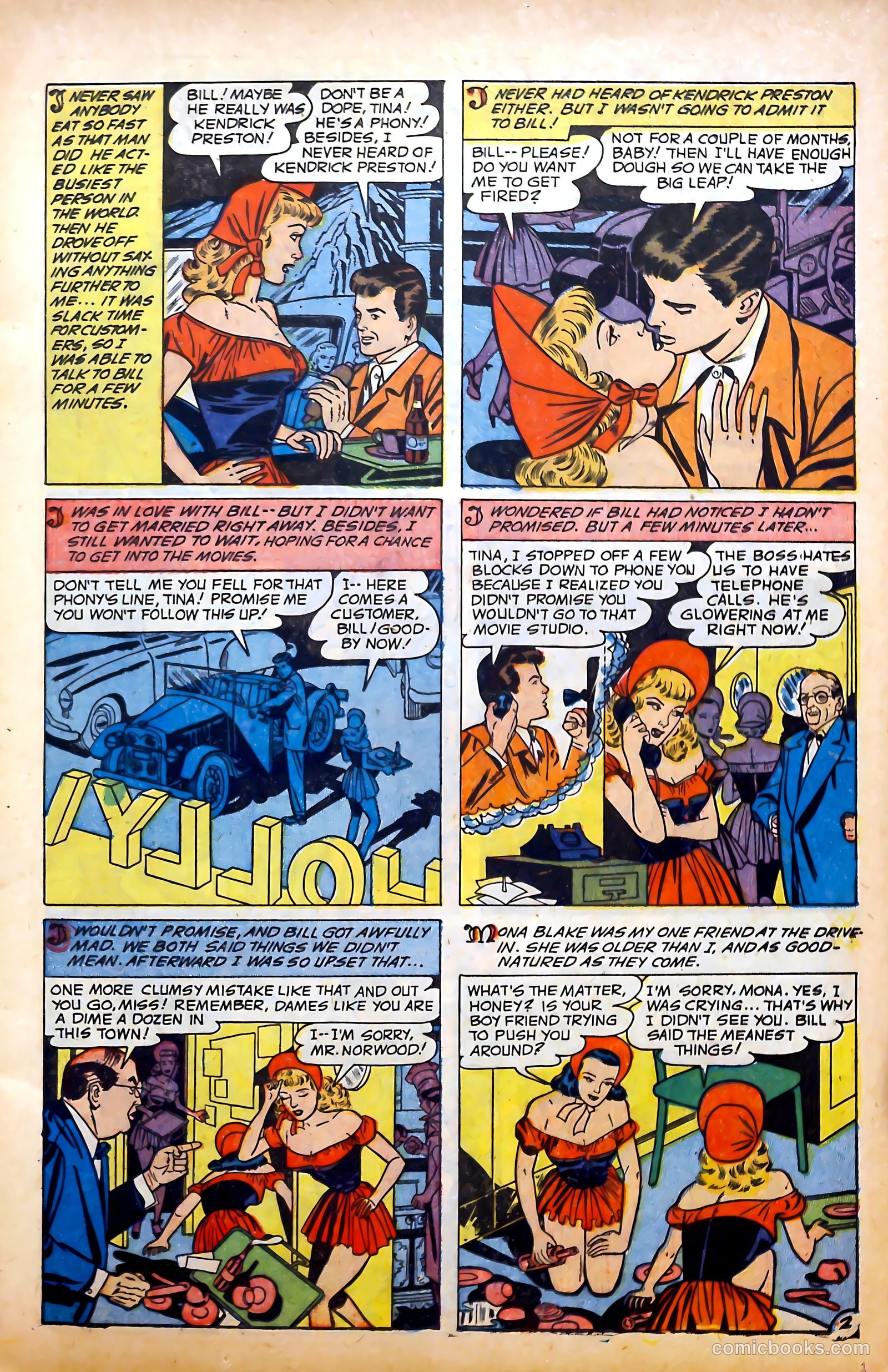 Glamorous Romances #77 (1954) — page 11 of 36
