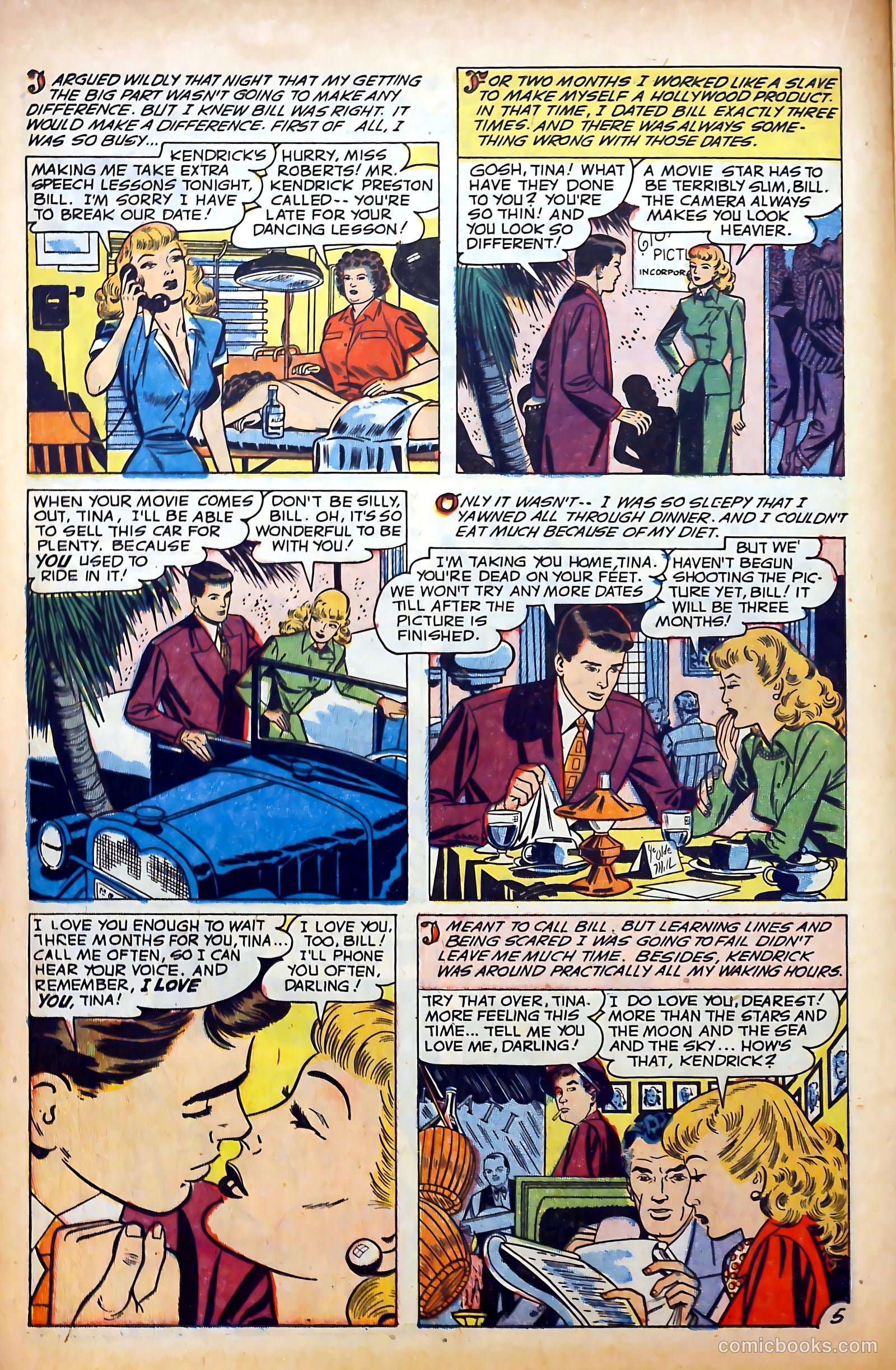 Glamorous Romances #77 (1954) — page 14 of 36