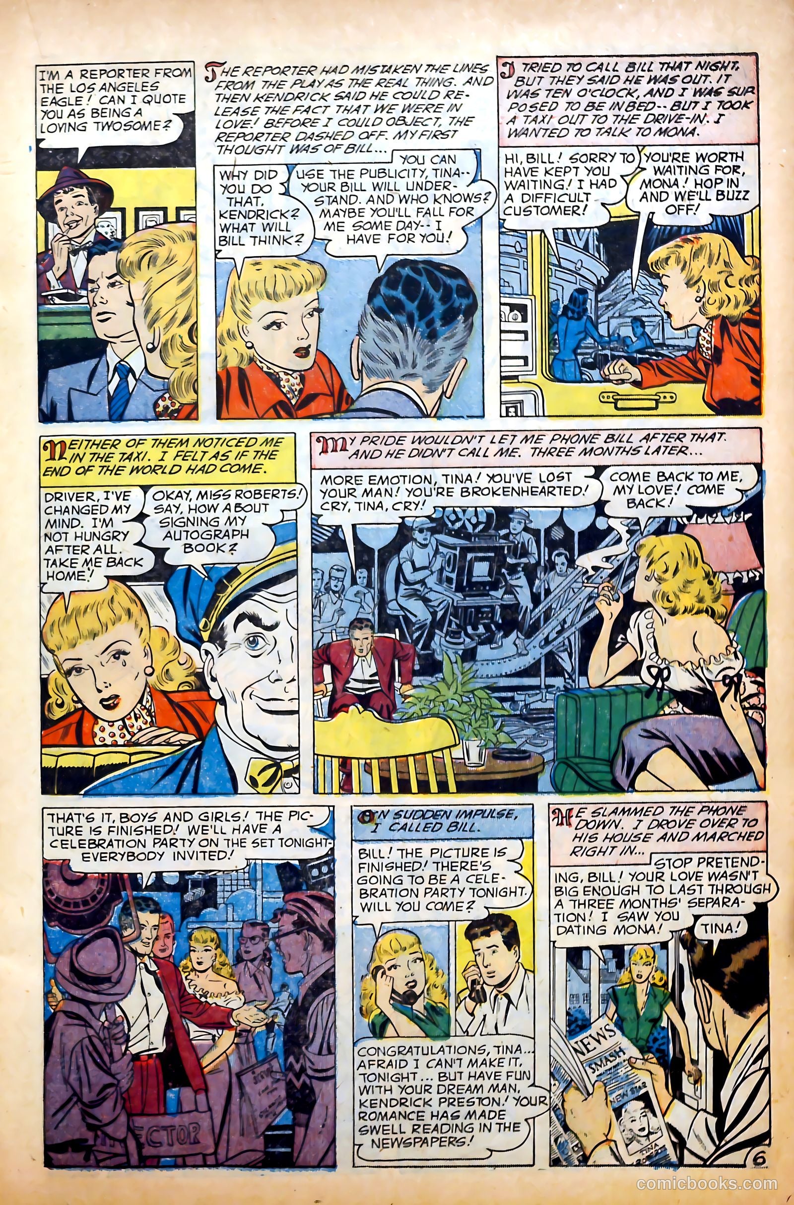 Glamorous Romances #77 (1954) — page 15 of 36