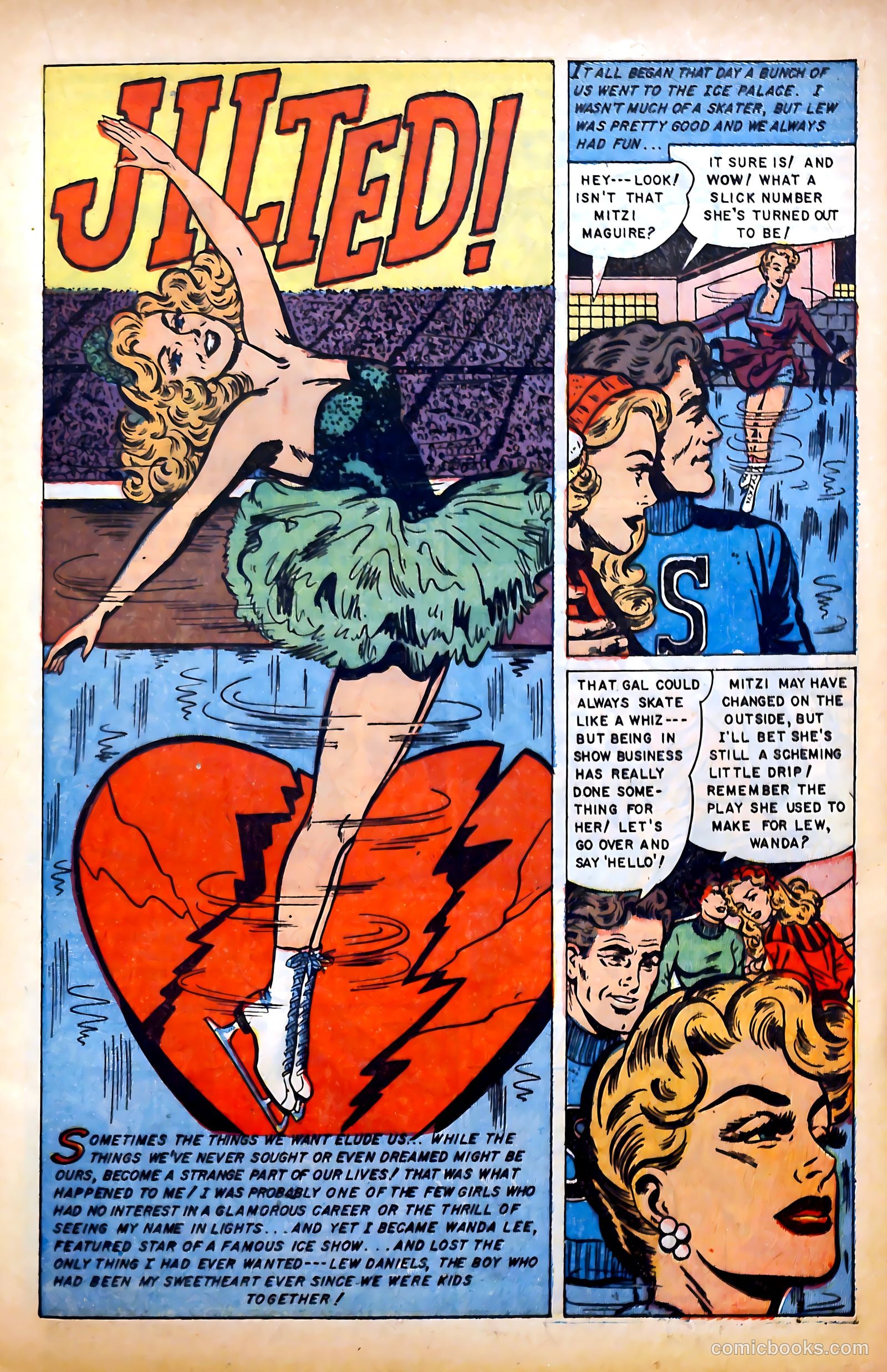 Glamorous Romances #77 (1954) — page 17 of 36