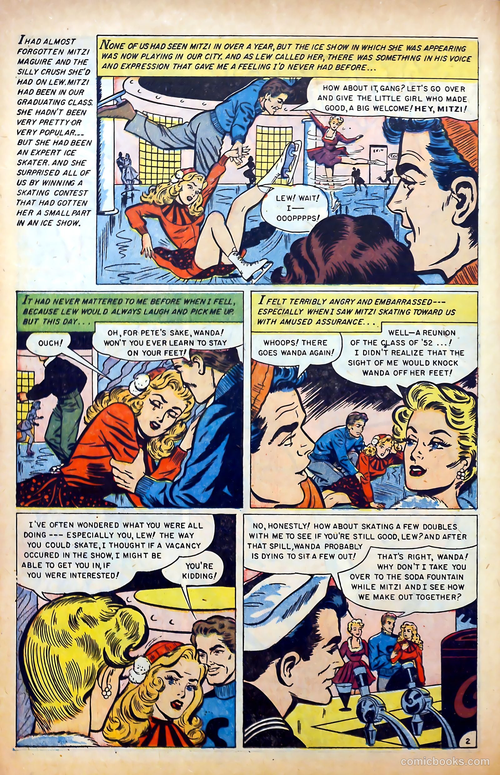 Glamorous Romances #77 (1954) — page 18 of 36