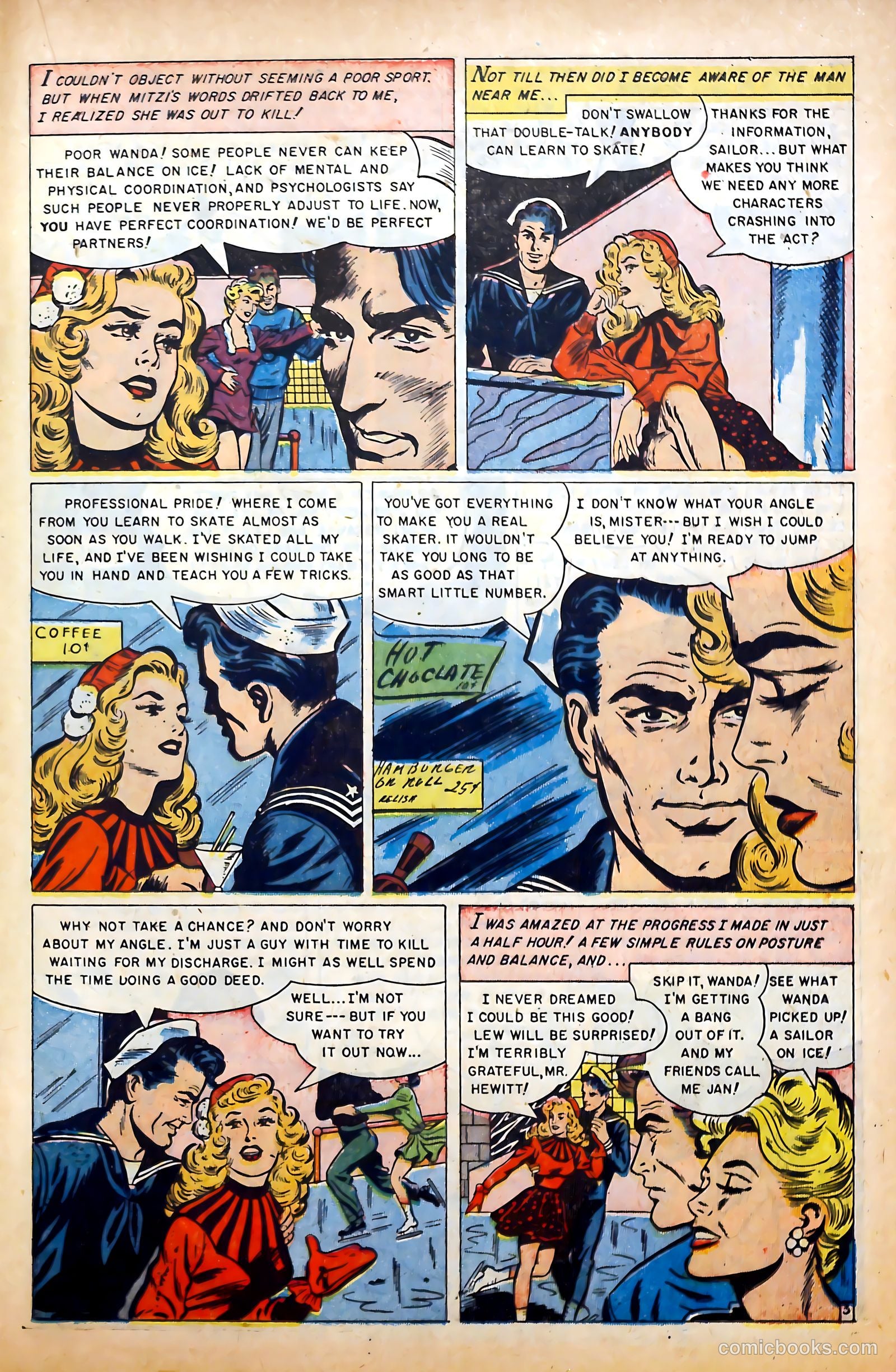 Glamorous Romances #77 (1954) — page 19 of 36