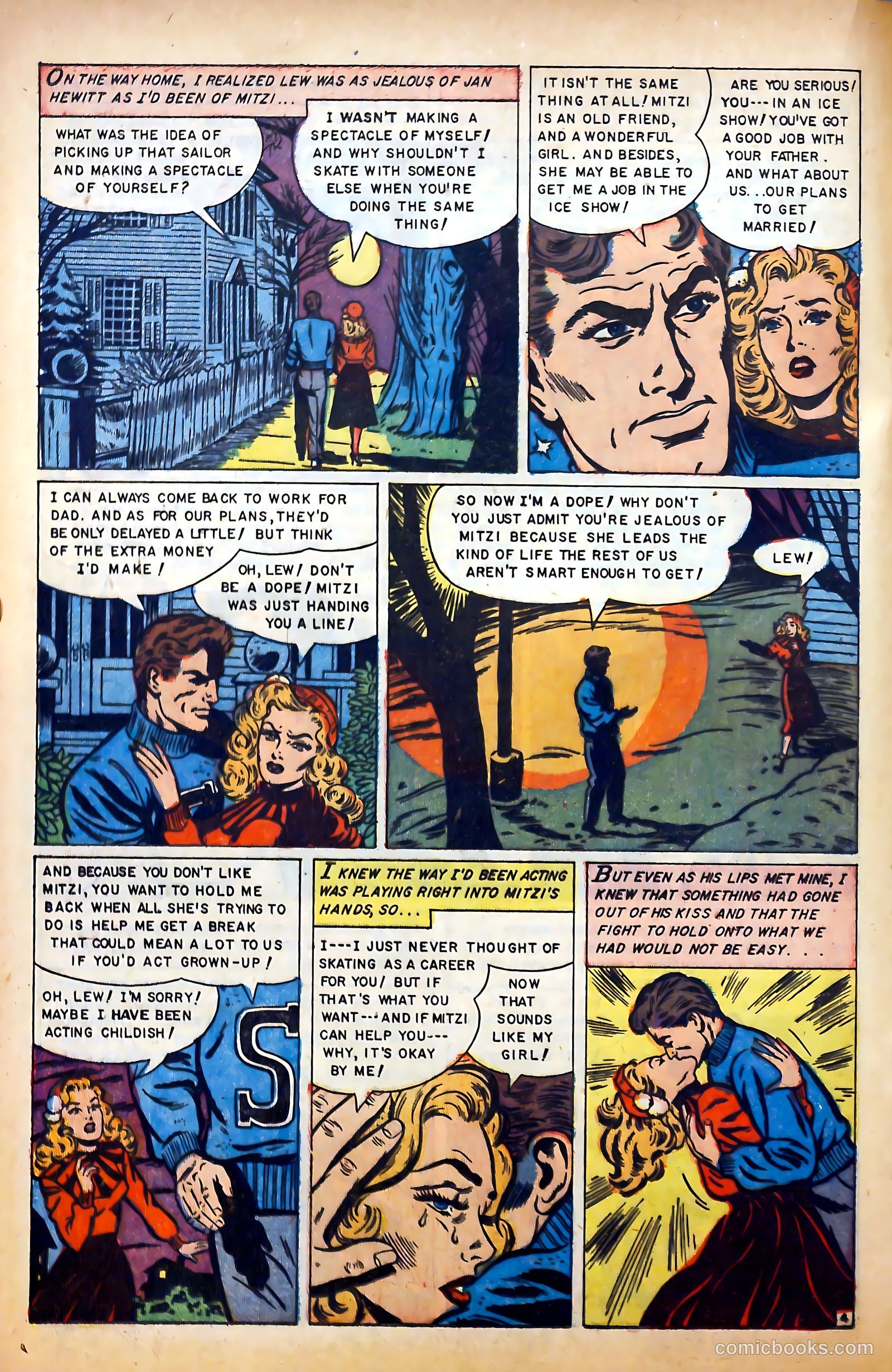 Glamorous Romances #77 (1954) — page 20 of 36