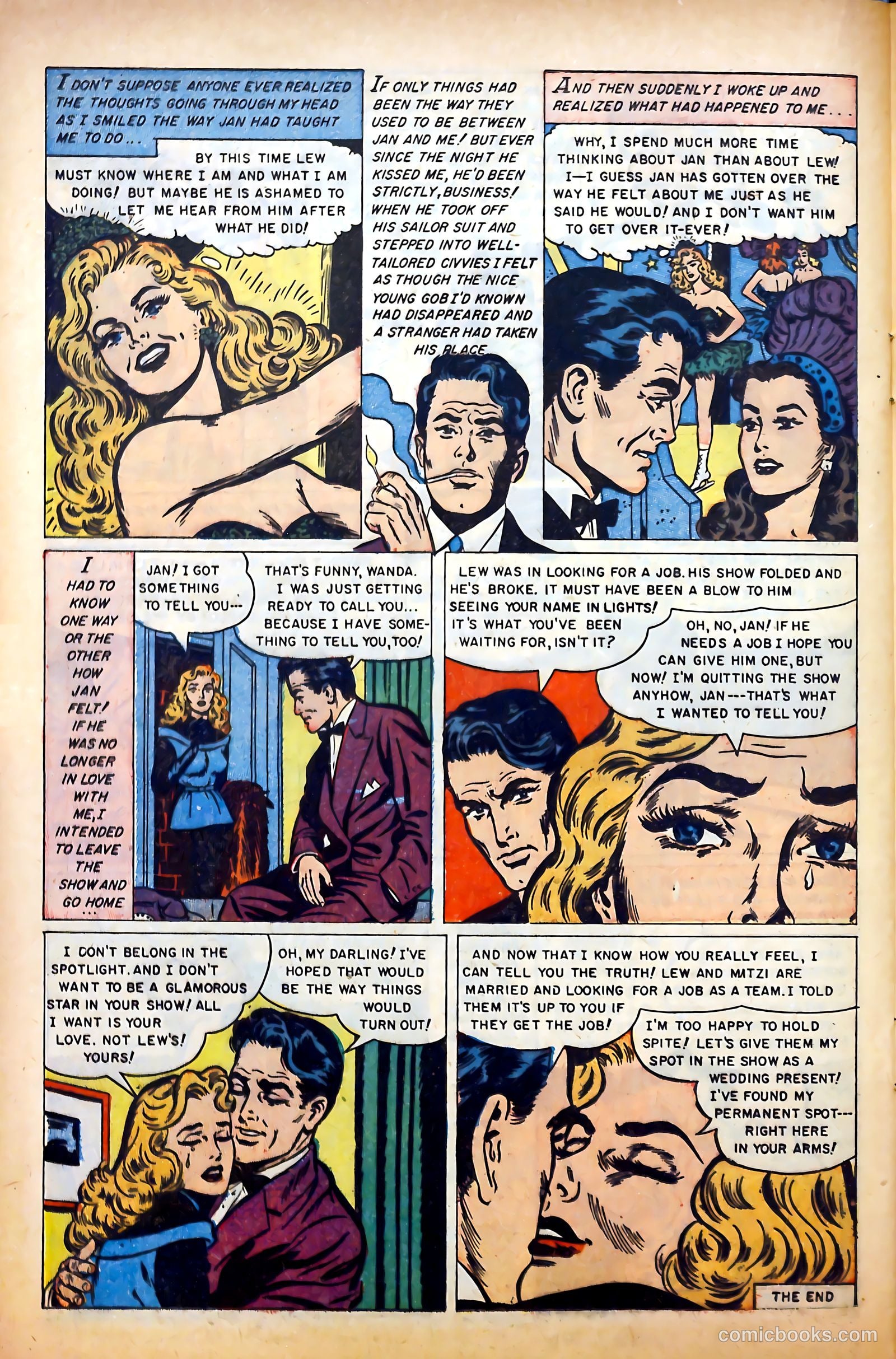 Glamorous Romances #77 (1954) — page 24 of 36