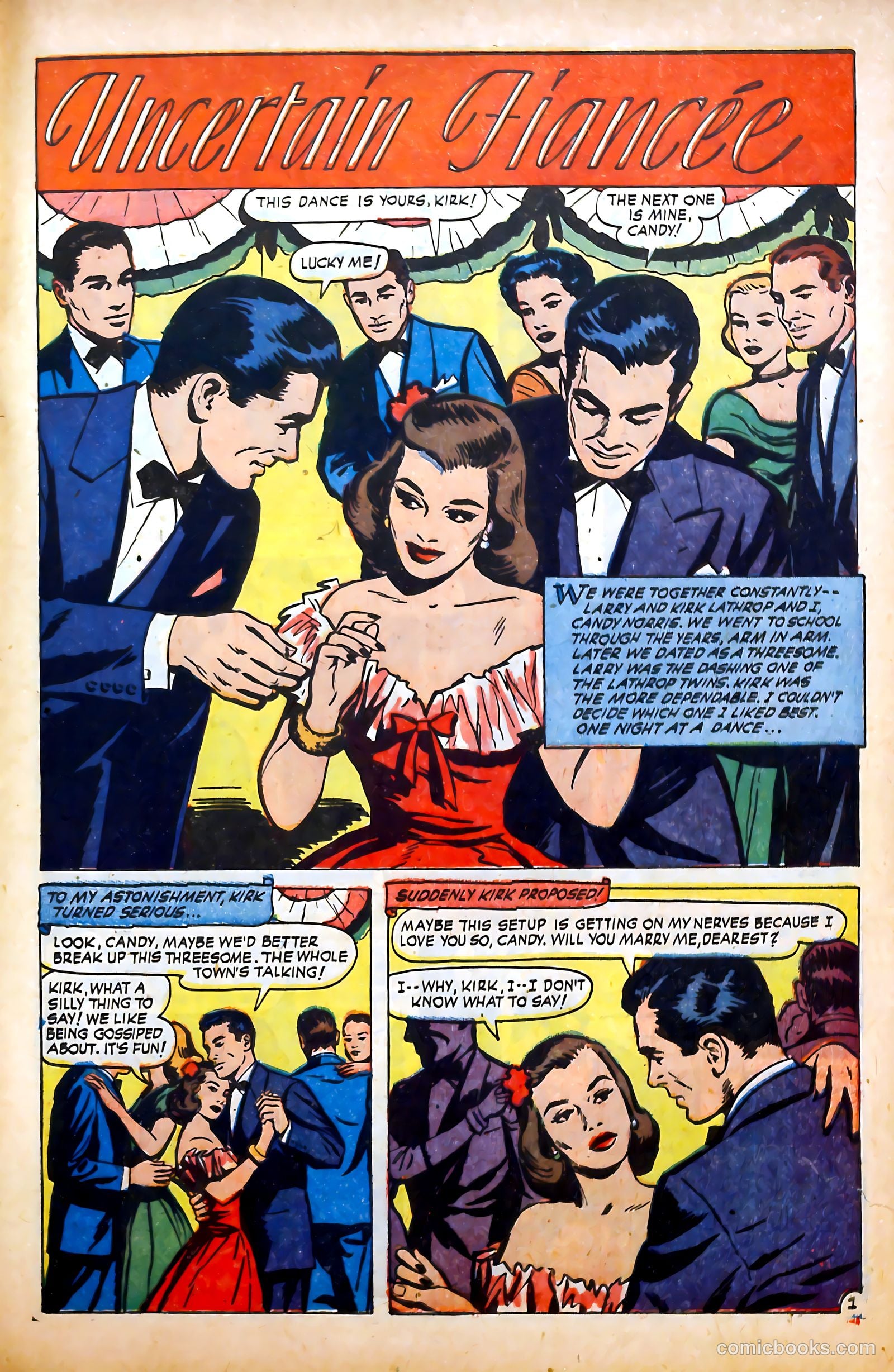 Glamorous Romances #77 (1954) — page 27 of 36