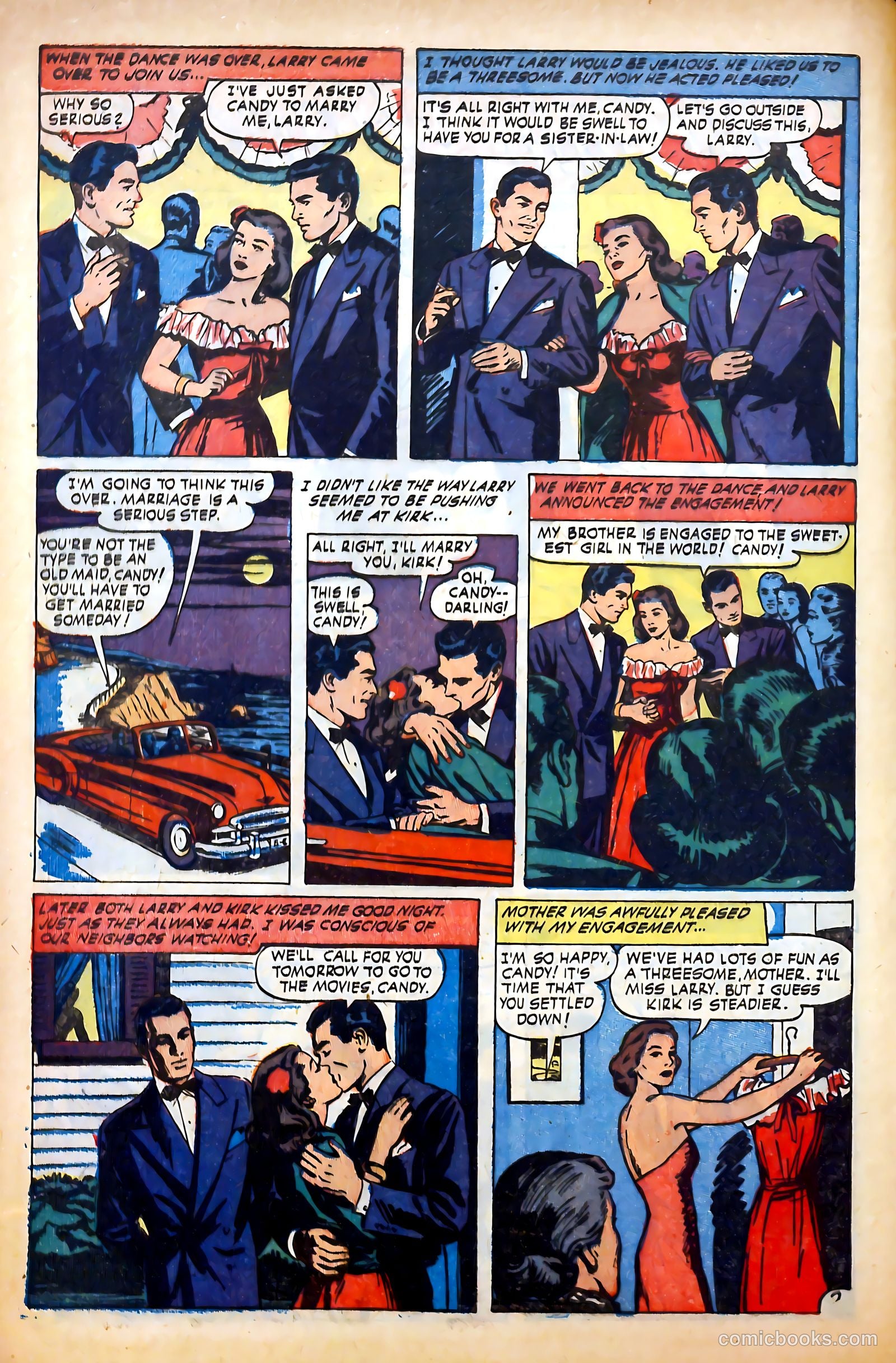 Glamorous Romances #77 (1954) — page 28 of 36