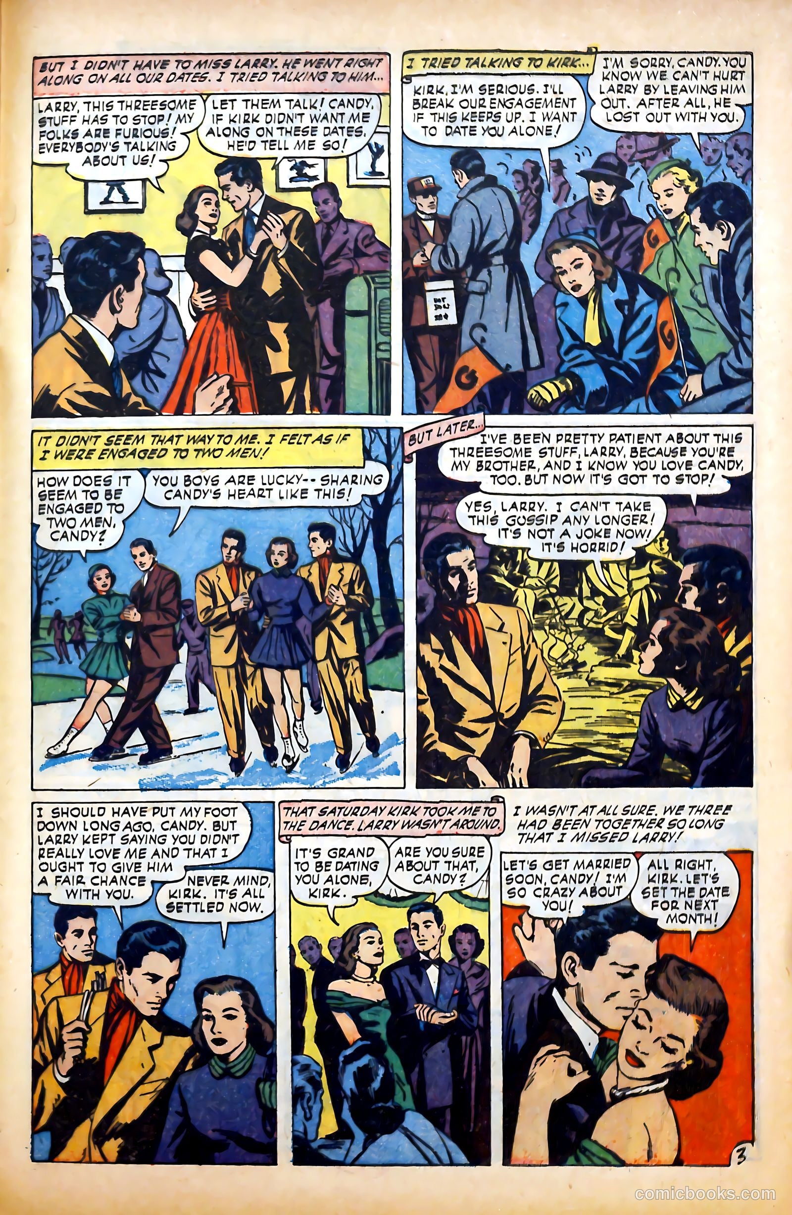 Glamorous Romances #77 (1954) — page 29 of 36