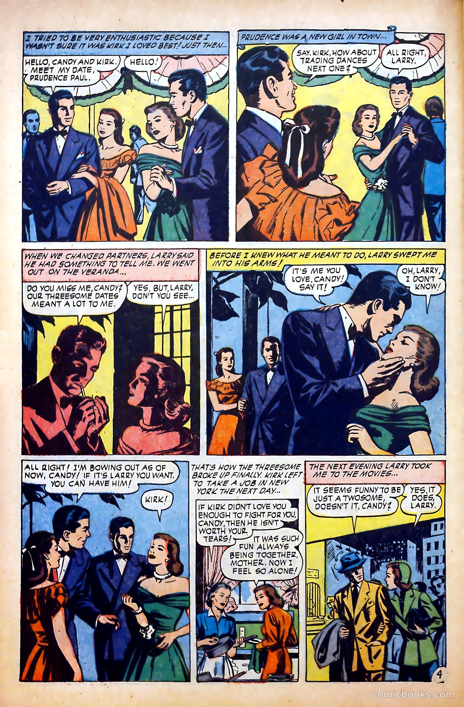 Glamorous Romances #77 (1954) — page 30 of 36