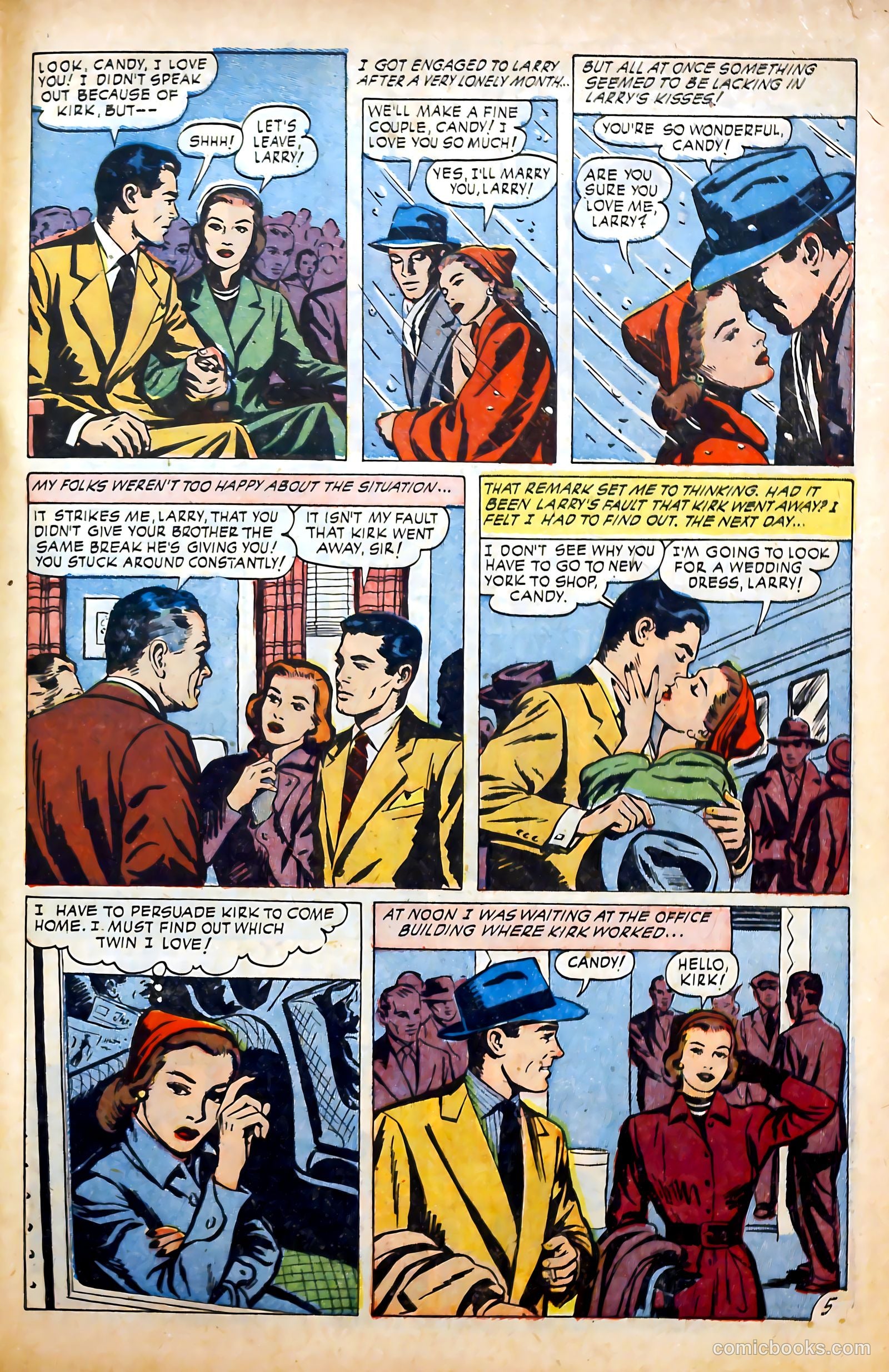 Glamorous Romances #77 (1954) — page 31 of 36
