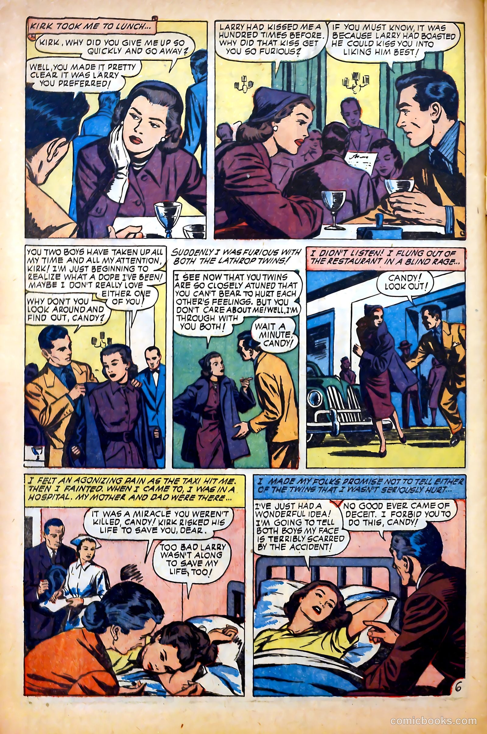 Glamorous Romances #77 (1954) — page 32 of 36