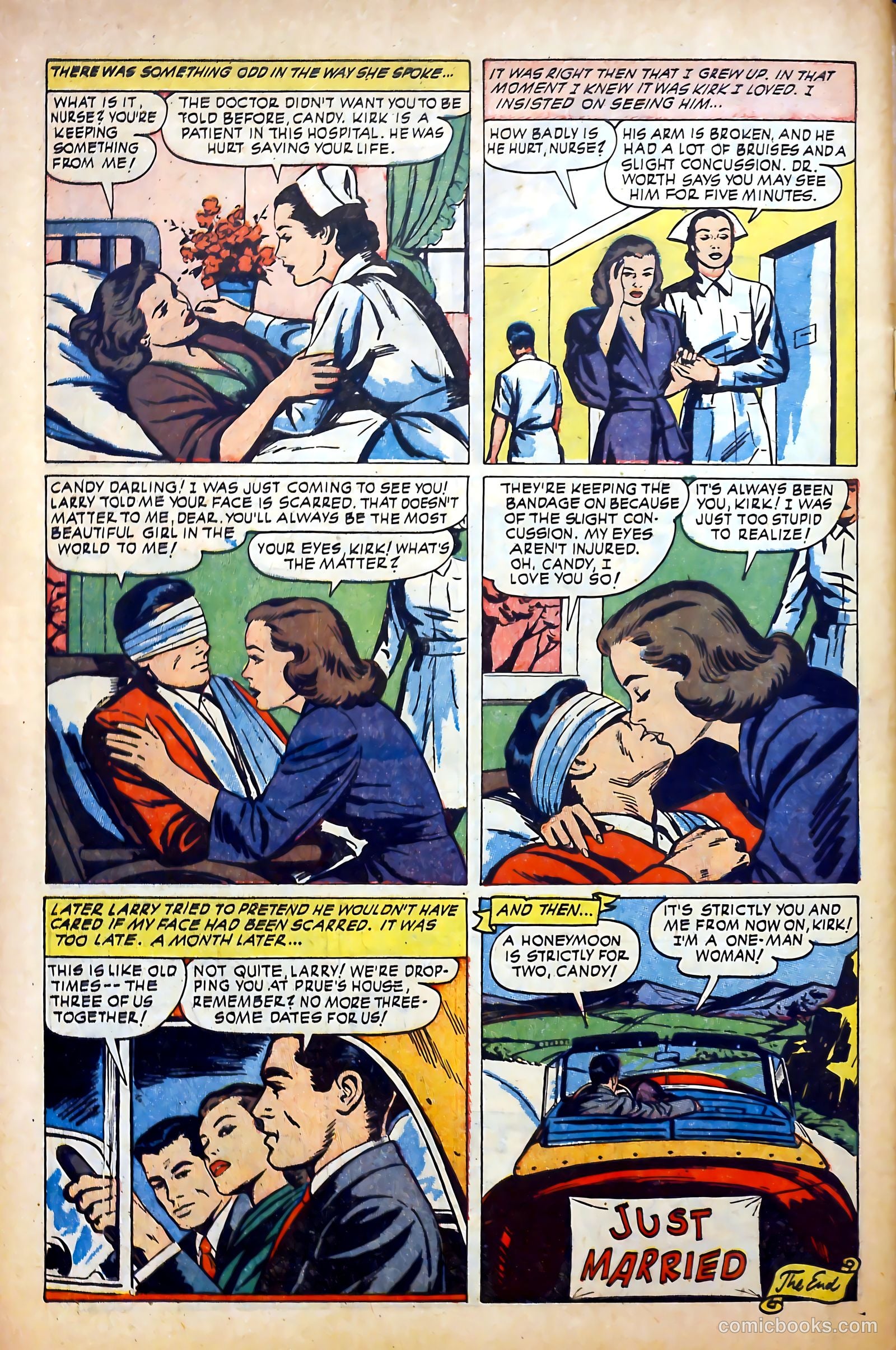 Glamorous Romances #77 (1954) — page 34 of 36