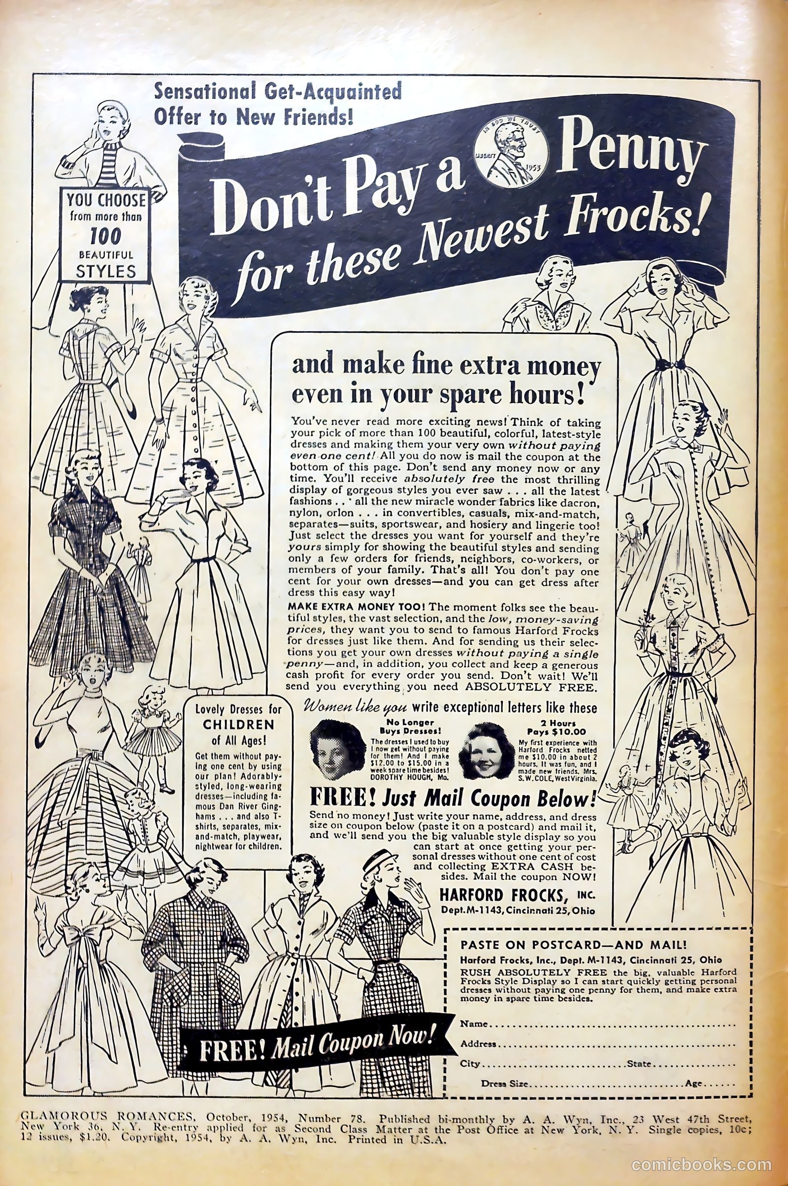 Glamorous Romances #78 (1954) — page 2 of 36