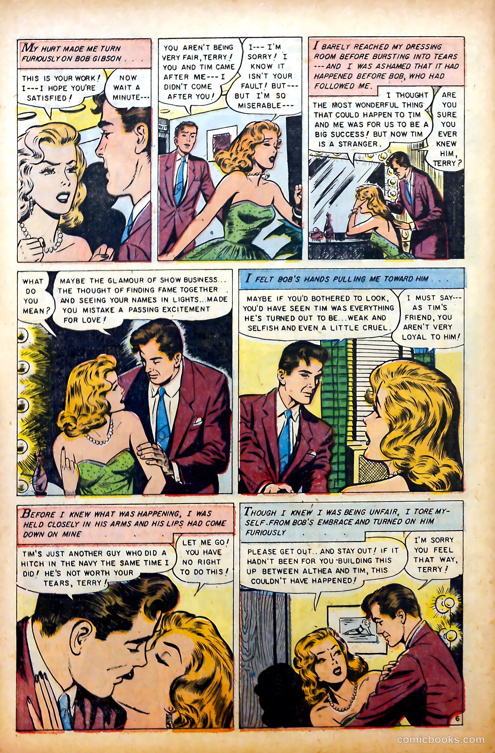 Glamorous Romances #78 (1954) — page 8 of 36