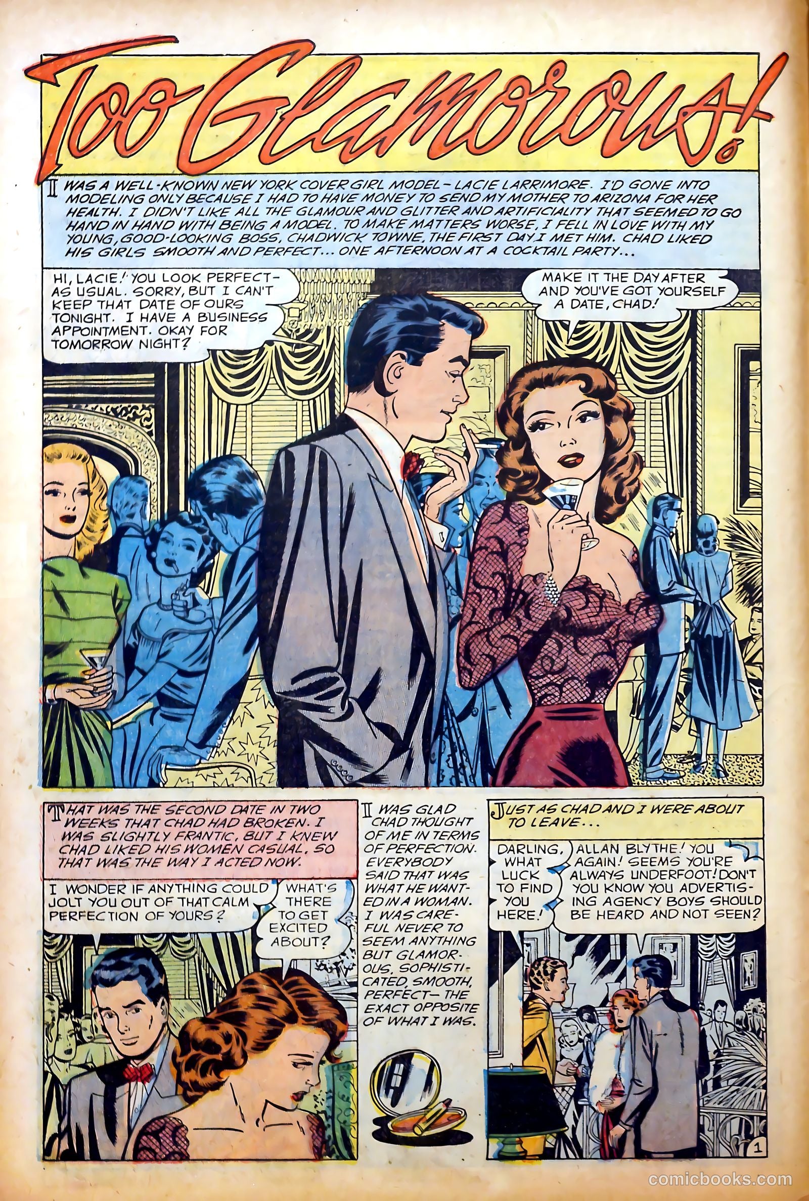 Glamorous Romances #78 (1954) — page 10 of 36