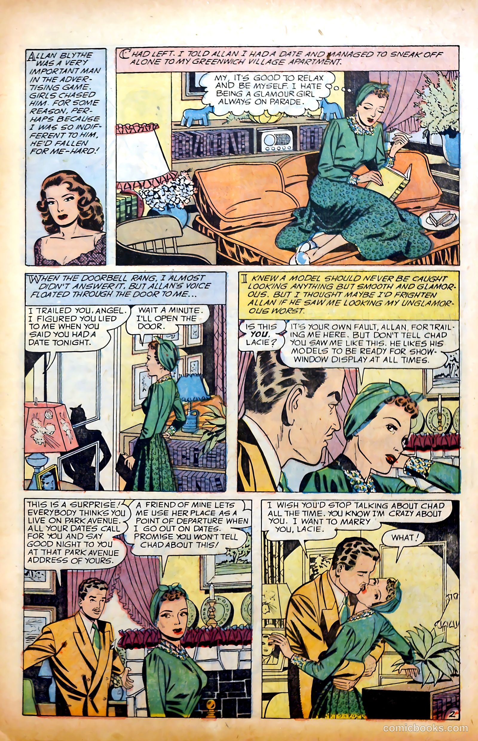 Glamorous Romances #78 (1954) — page 11 of 36