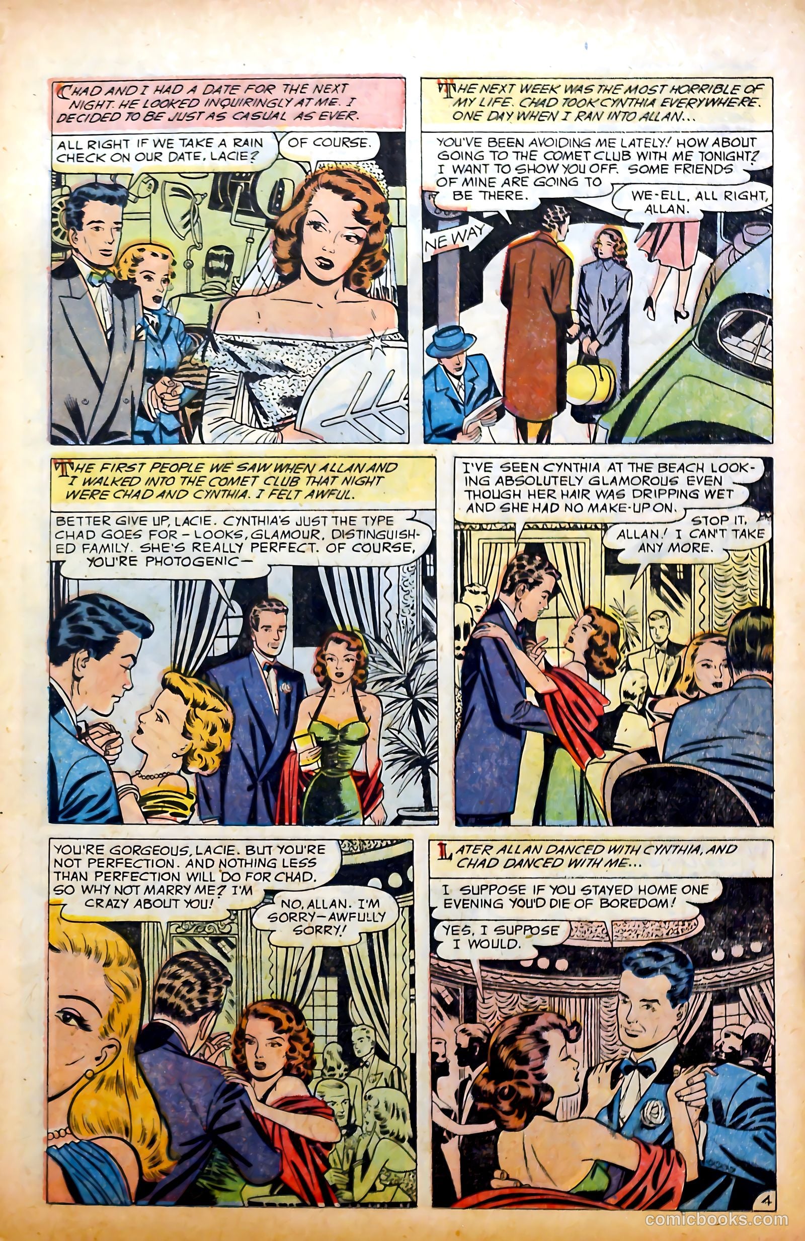 Glamorous Romances #78 (1954) — page 13 of 36