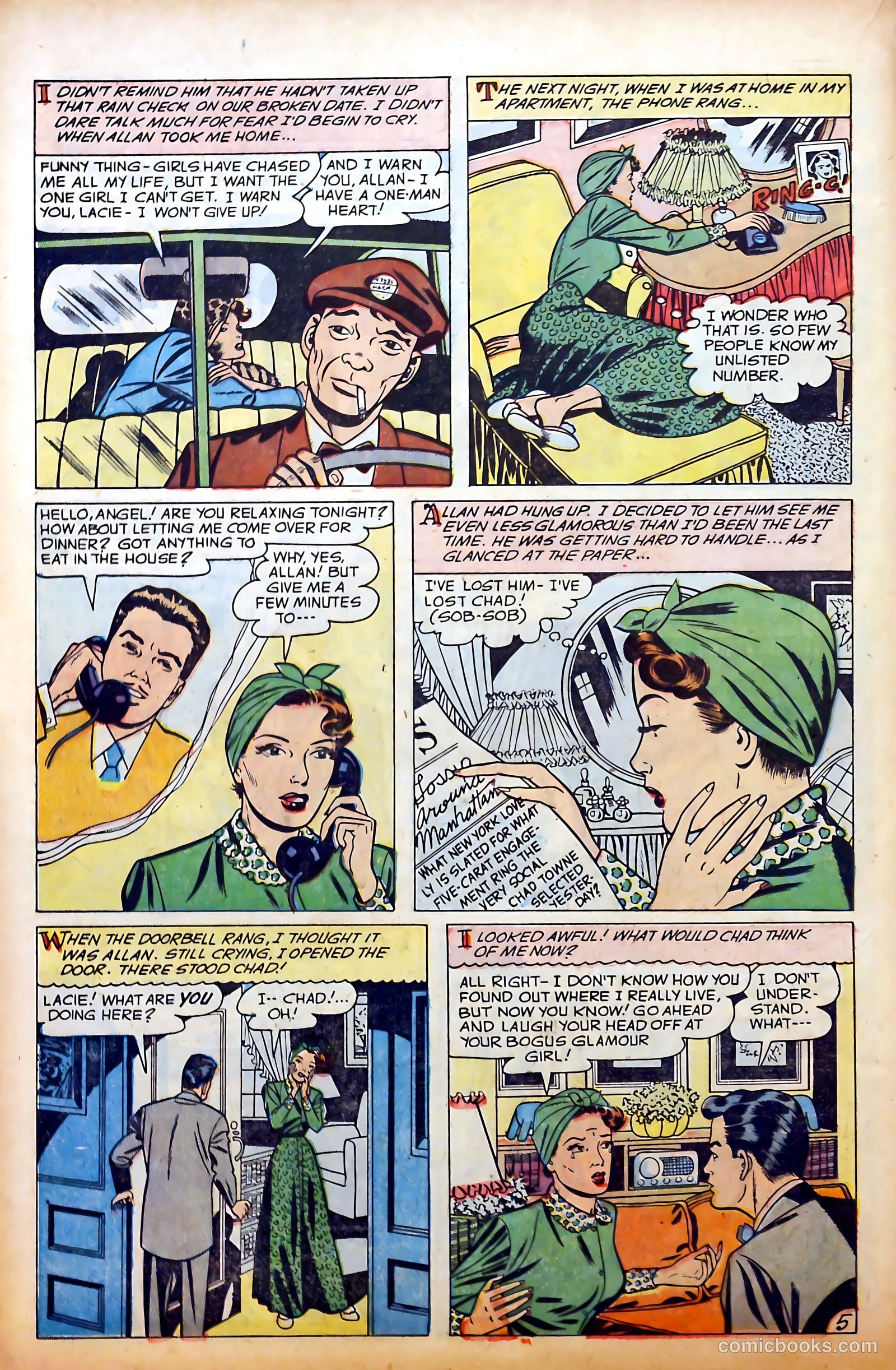 Glamorous Romances #78 (1954) — page 14 of 36