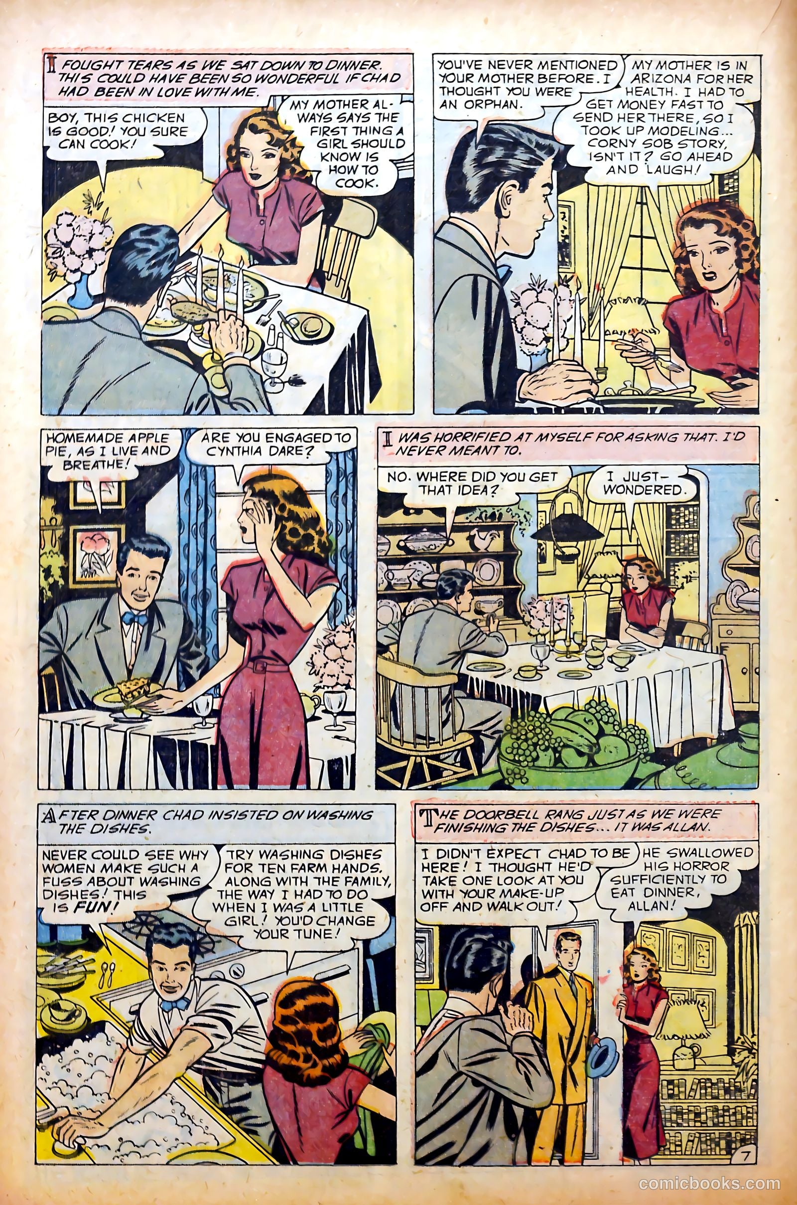 Glamorous Romances #78 (1954) — page 16 of 36